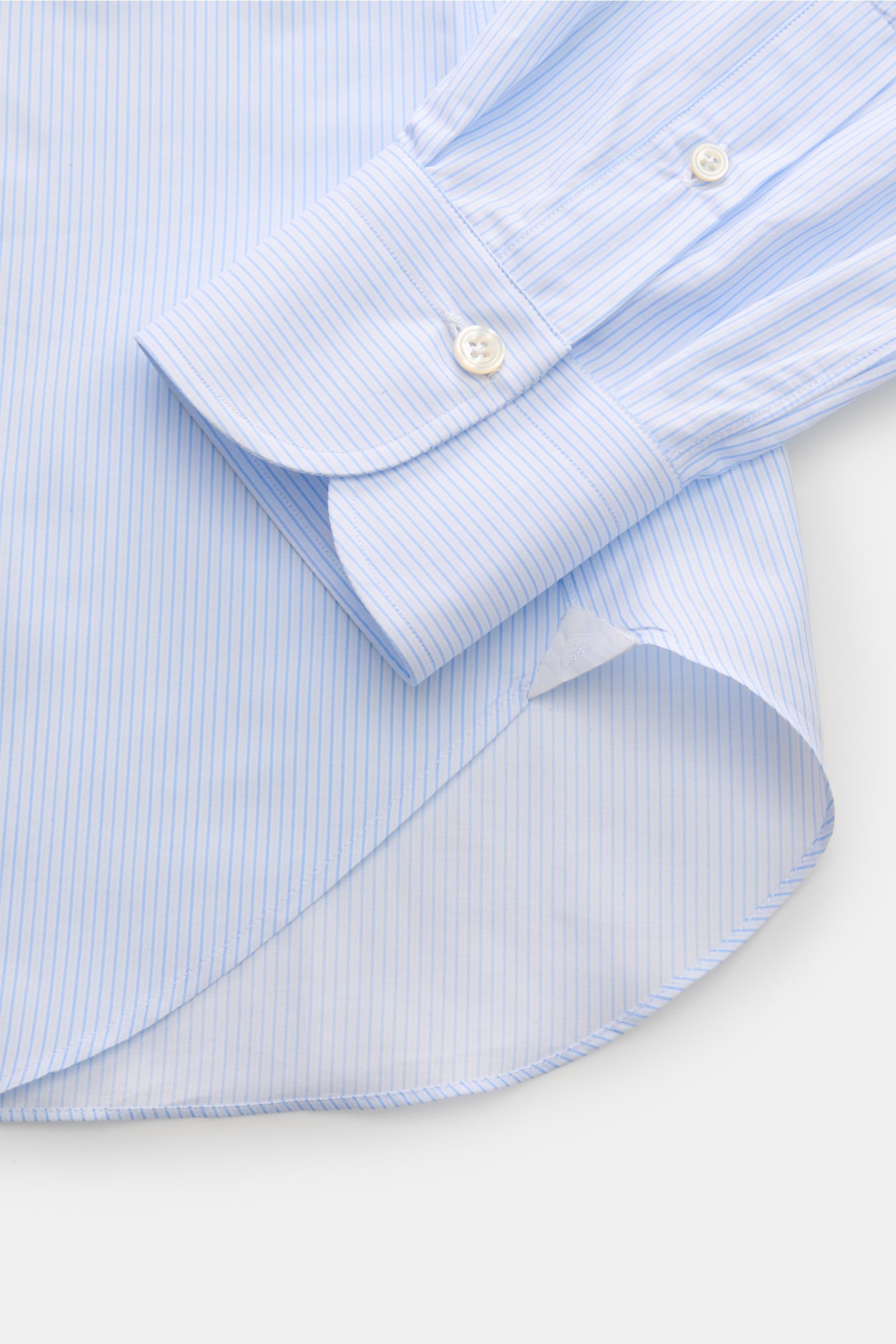 Tシャツ・カットソー Finamore SS25 'Napoli' shirt (C0597 02) FINAMORE business shirt 'Sergio Napoli' shark collar light