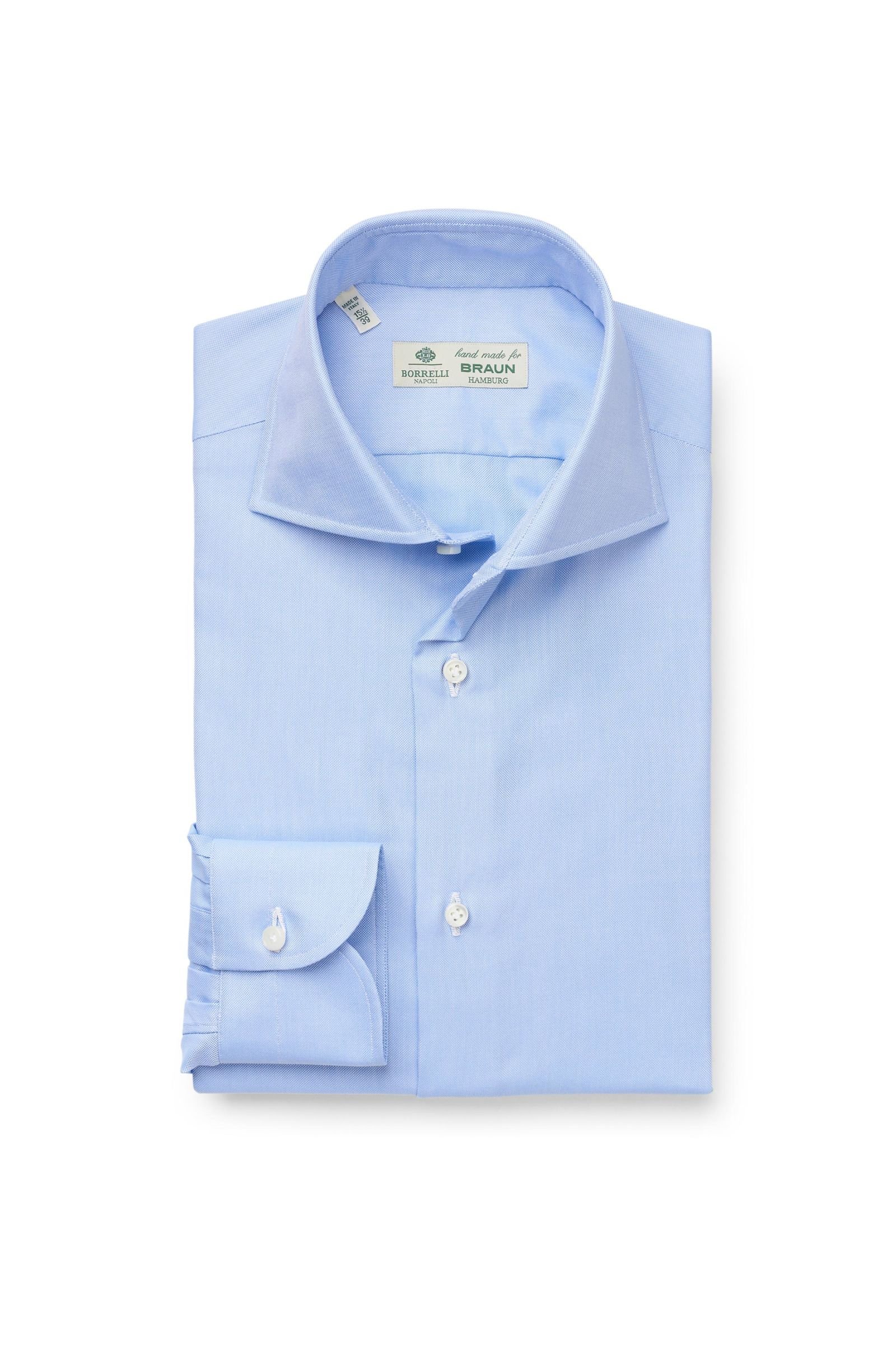 Business shirt 'Nando' shark collar light blue