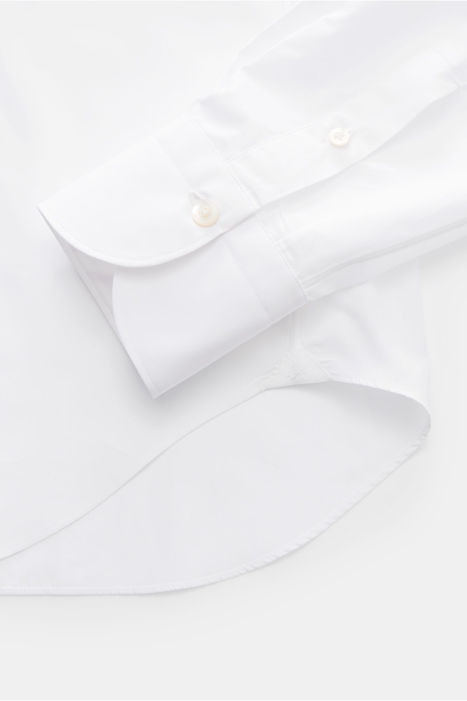 Finamore Business shirt 'Eduardo Milano' shark collar white