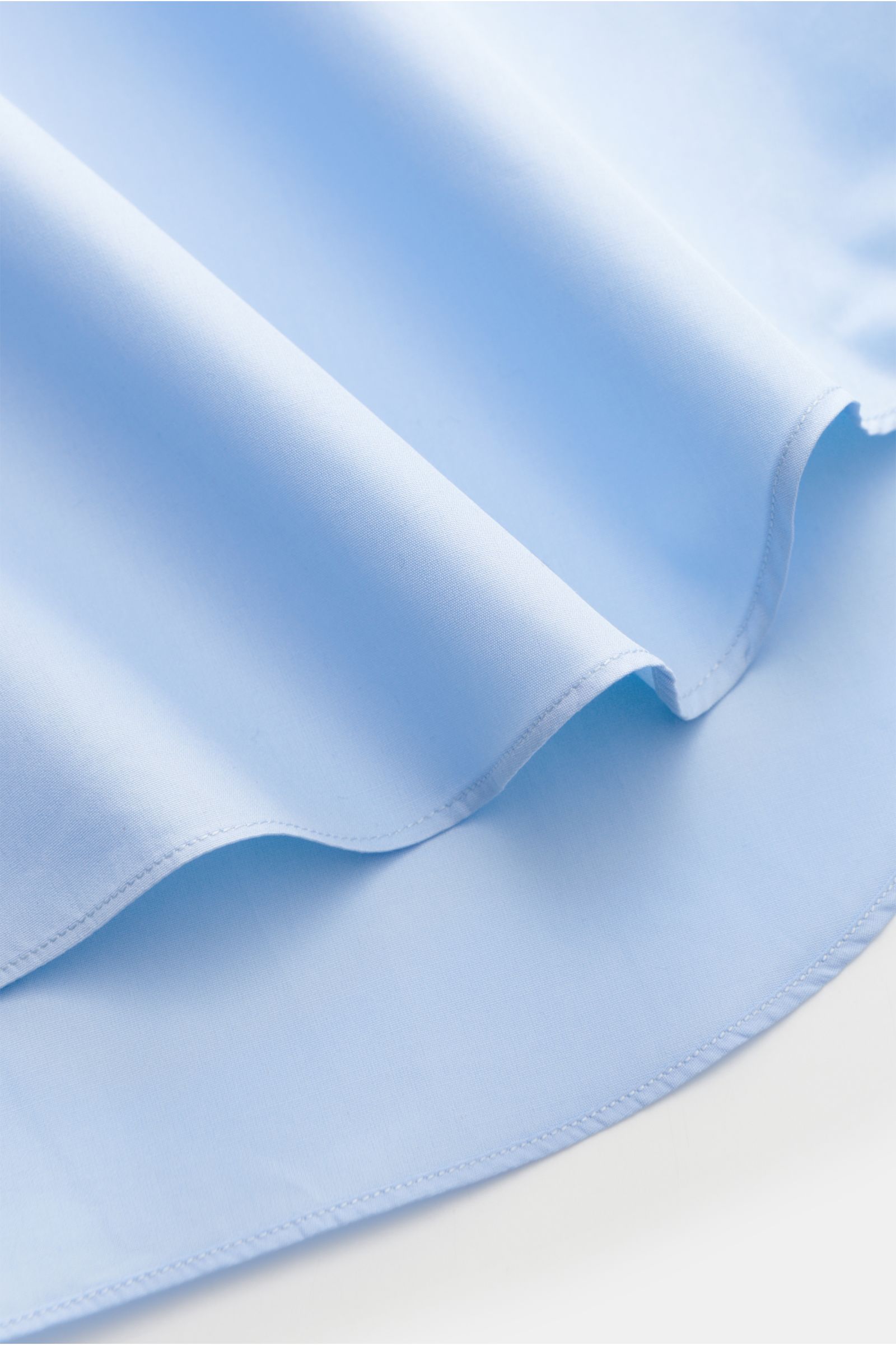 Finamore Business Hemd 'Eduardo Milano' Haifisch-Kragen hellblau