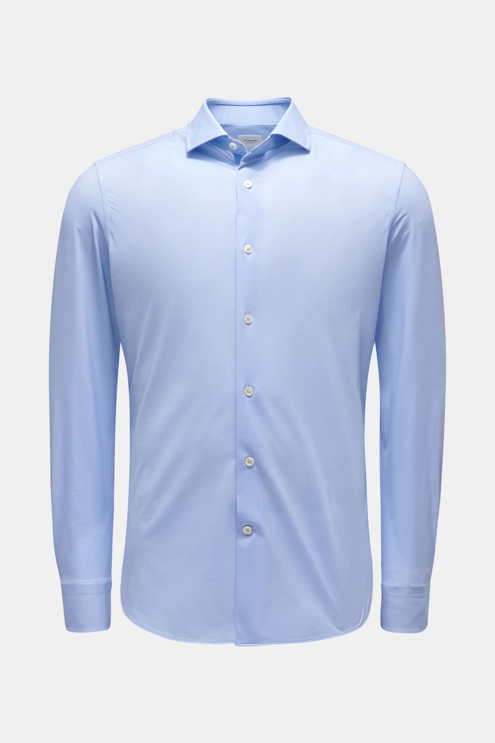 Jersey shirt 'Rossini Radical Shirt' shark collar light blue