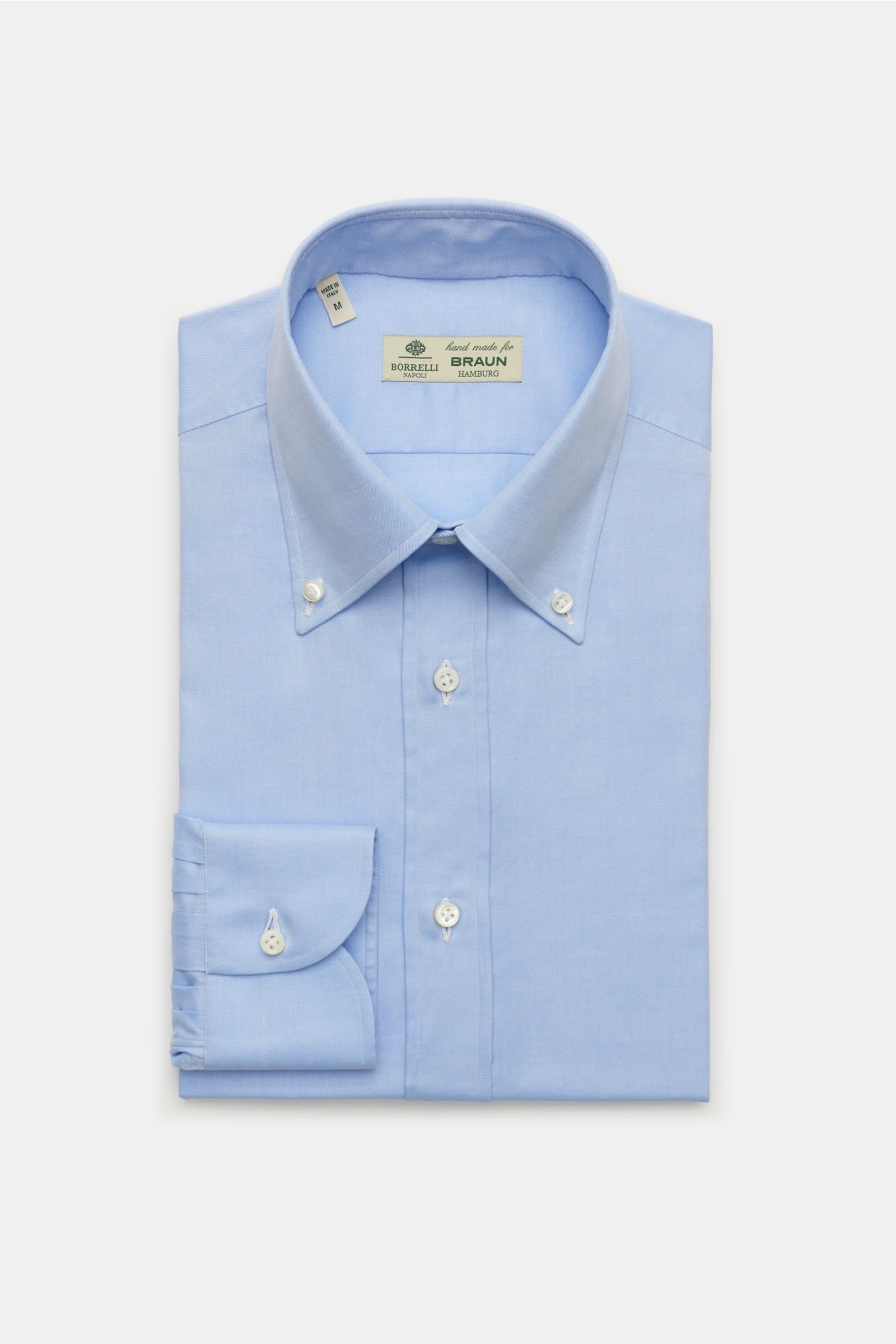 Business Hemd 'Gable' Button-Down-Kragen hellblau