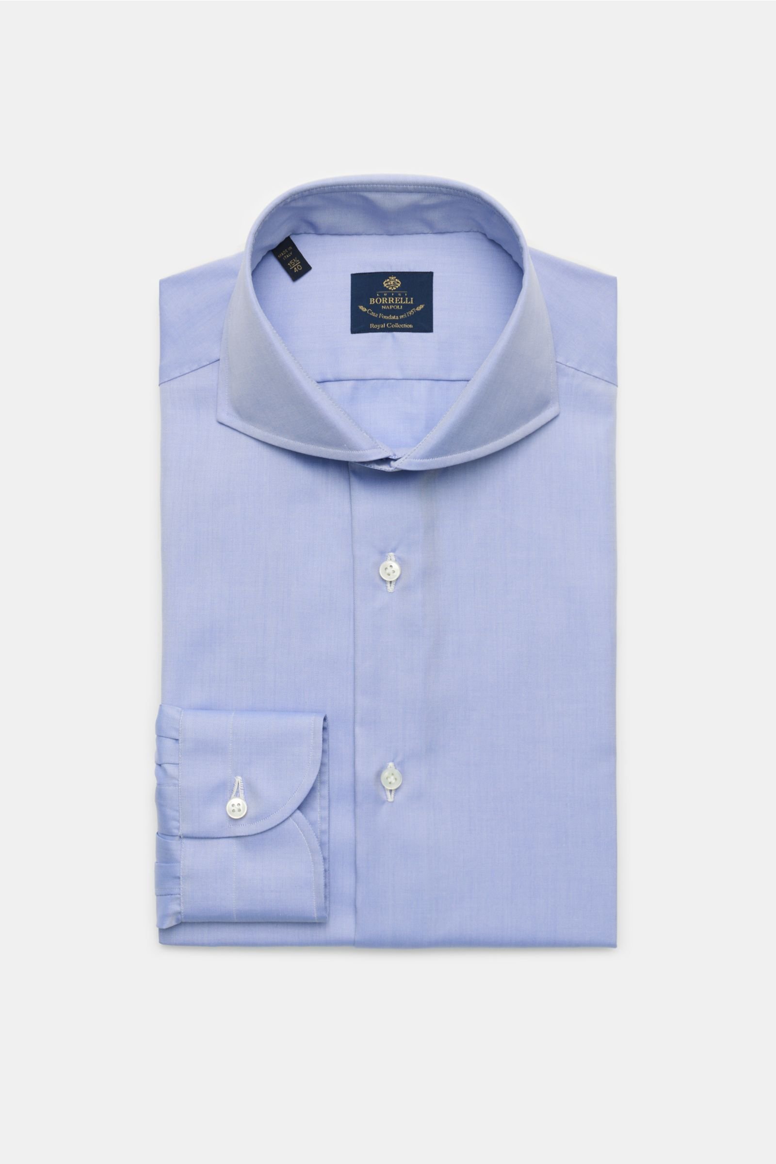 Business shirt 'Sandro' shark collar light blue