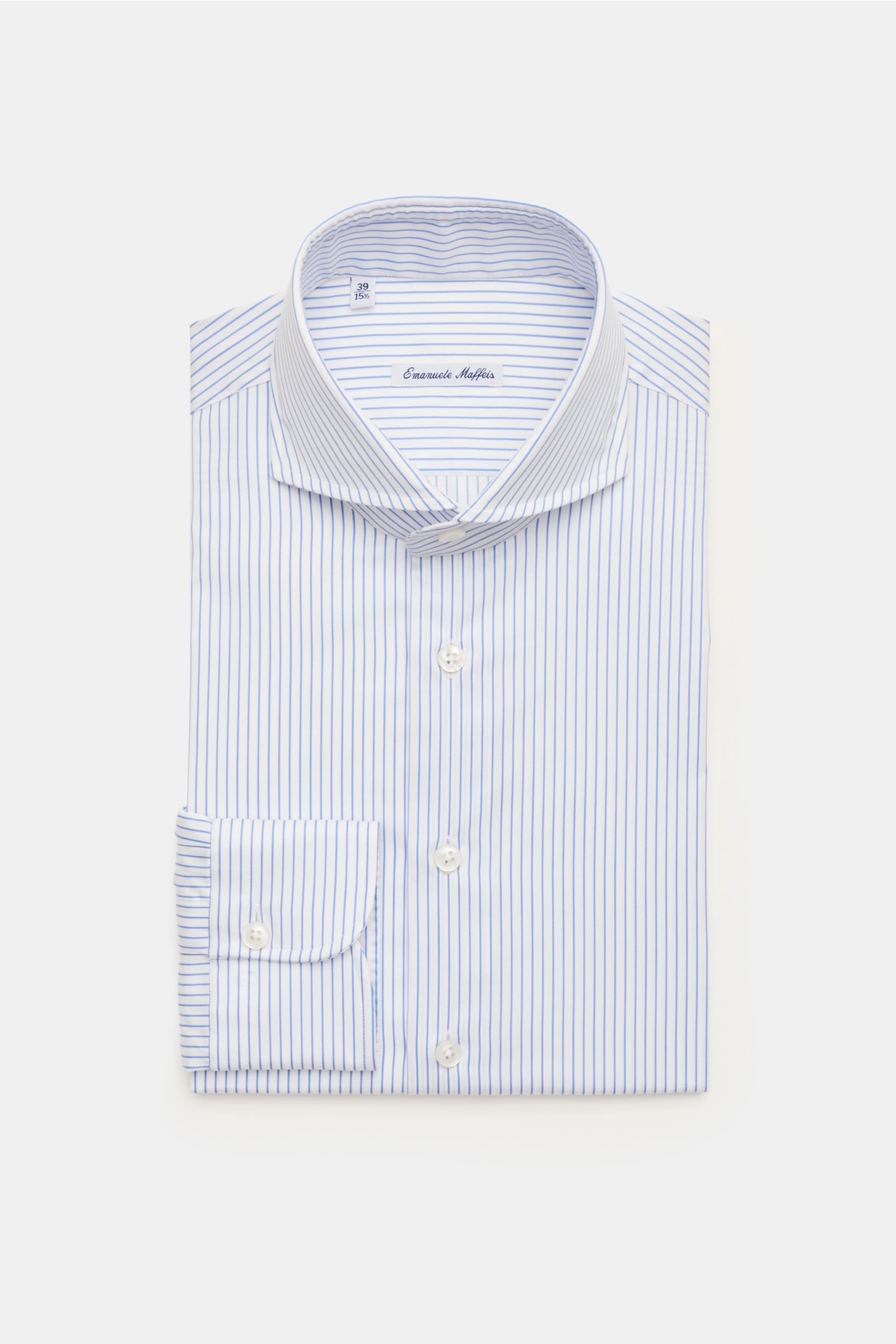 Business shirt 'Nelly' shark collar blue/white striped