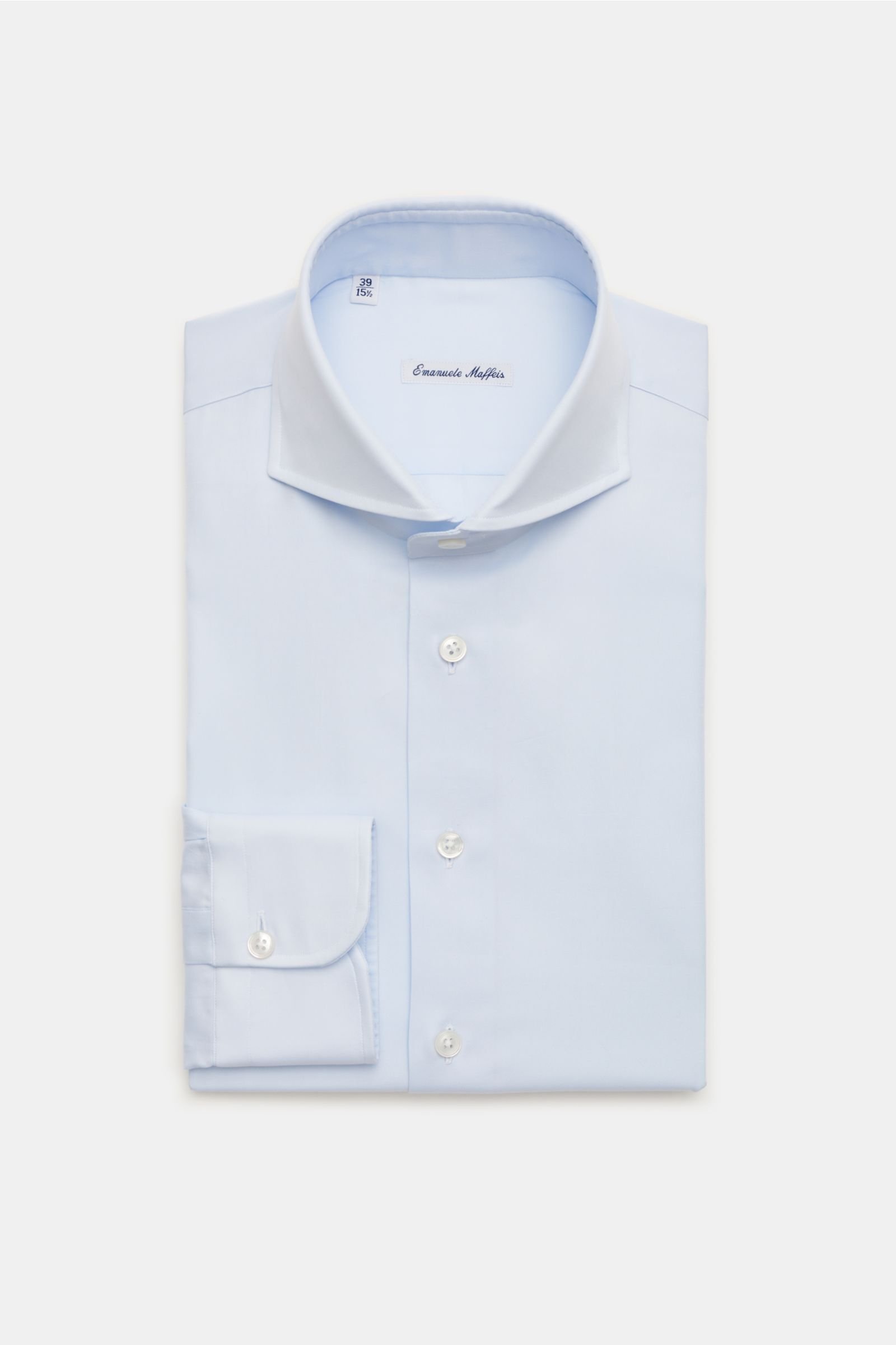 Business shirt 'Loano' shark collar pastel blue
