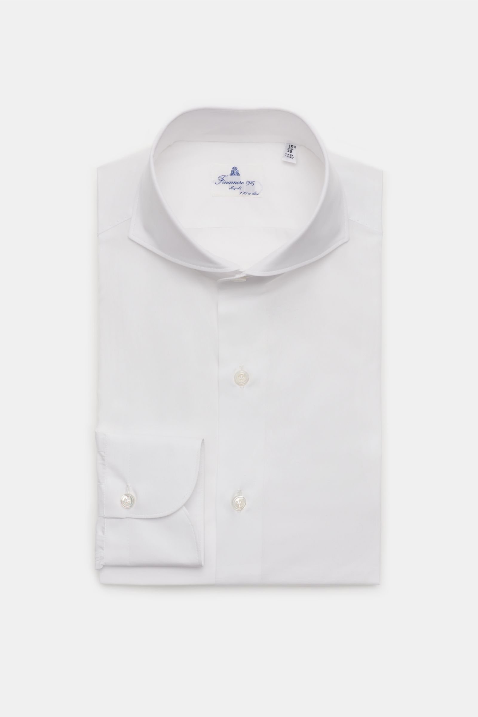 Business shirt 'Sergio Milano' shark collar white