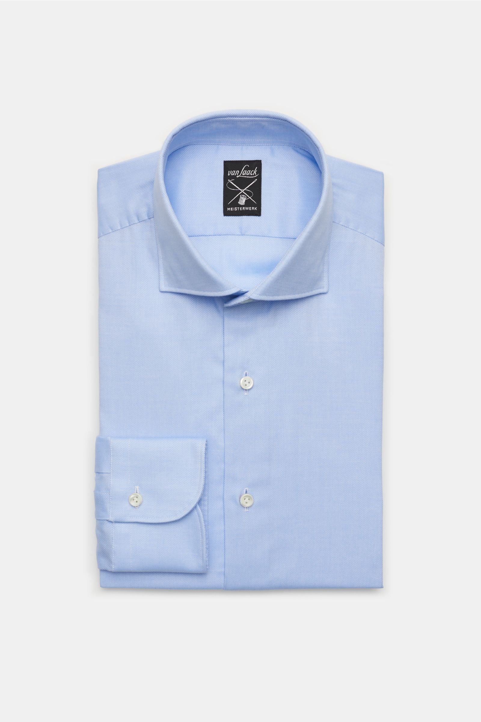 Oxford shirt 'Mivara Tailor Fit' shark collar light blue