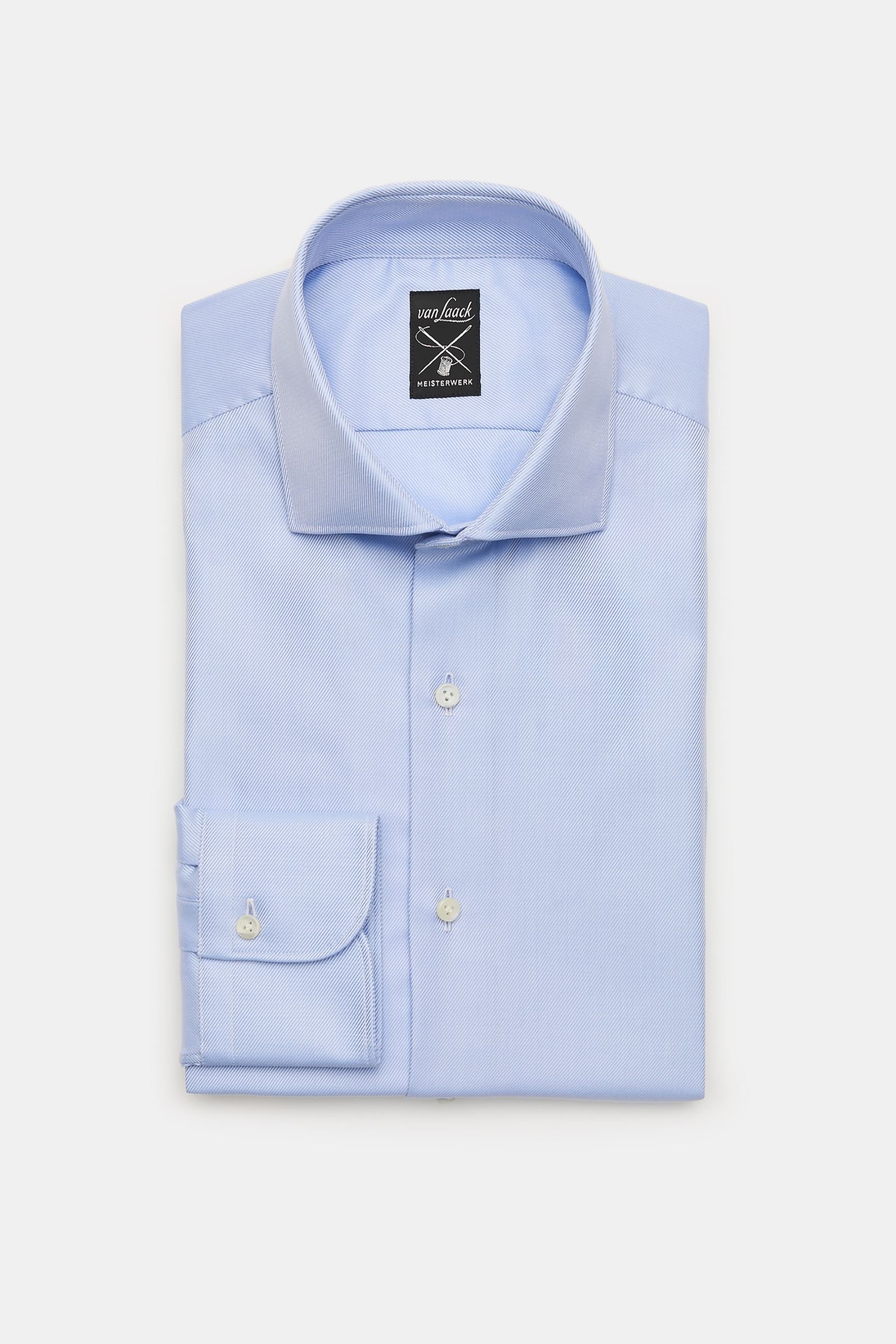 Business shirt 'Mivara Tailor Fit' shark collar light blue