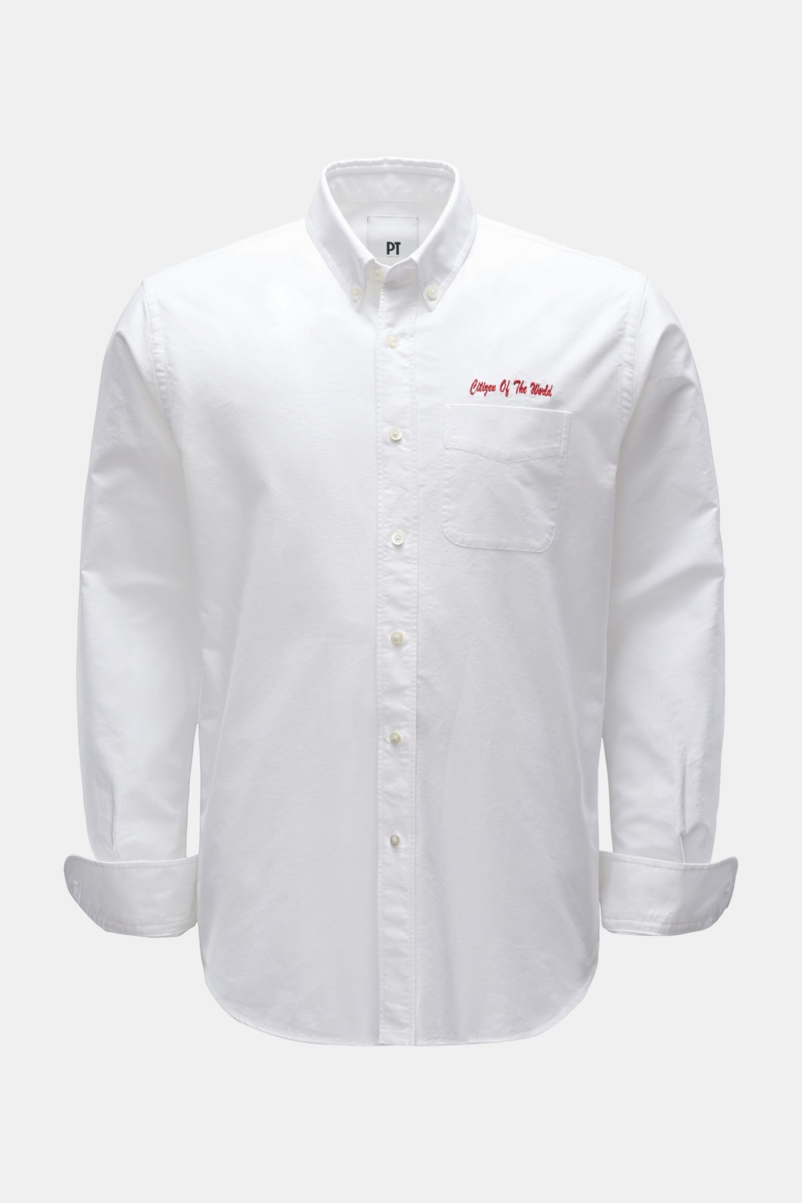 Oxford shirt button-down collar off-white