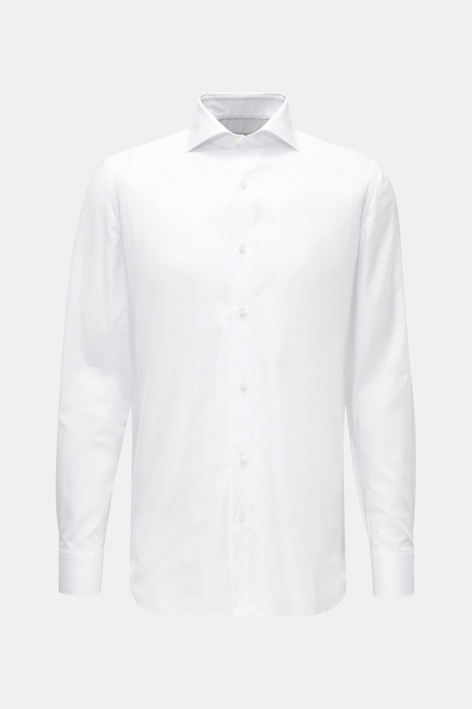 Oxford shirt 'Nando' shark collar white