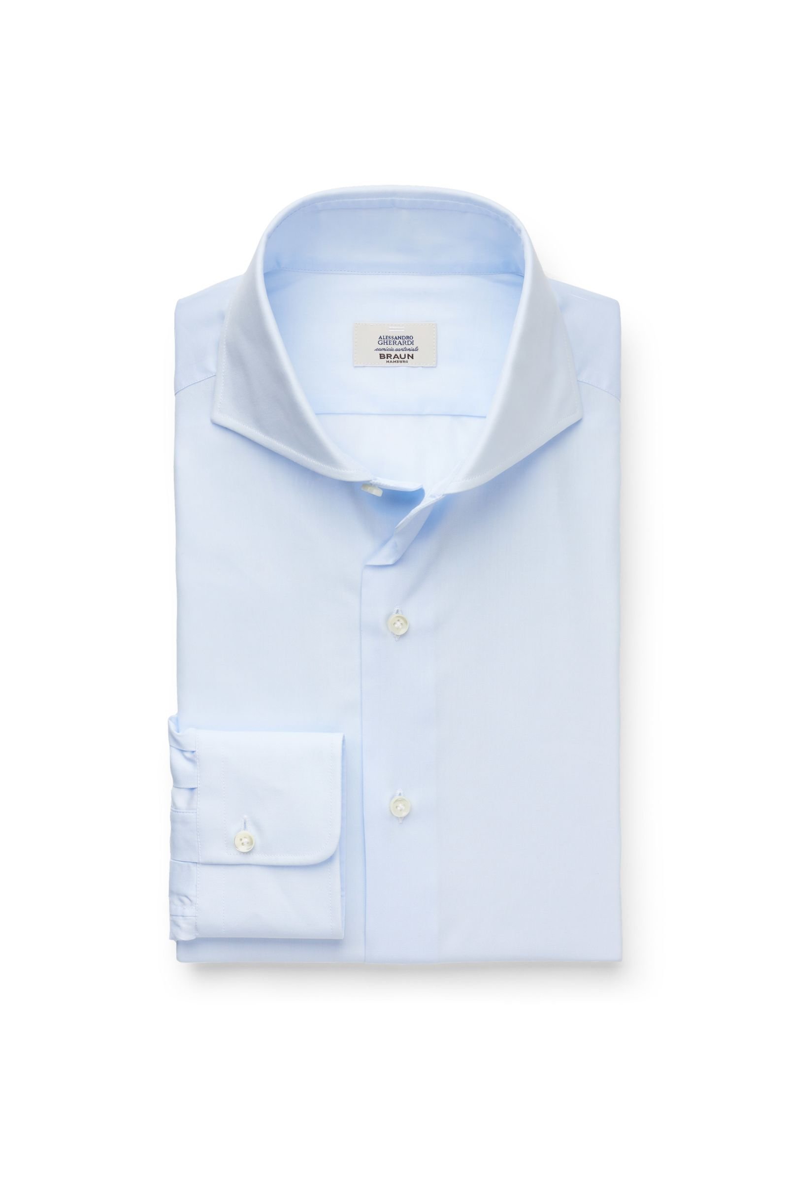 Business shirt shark collar light blue