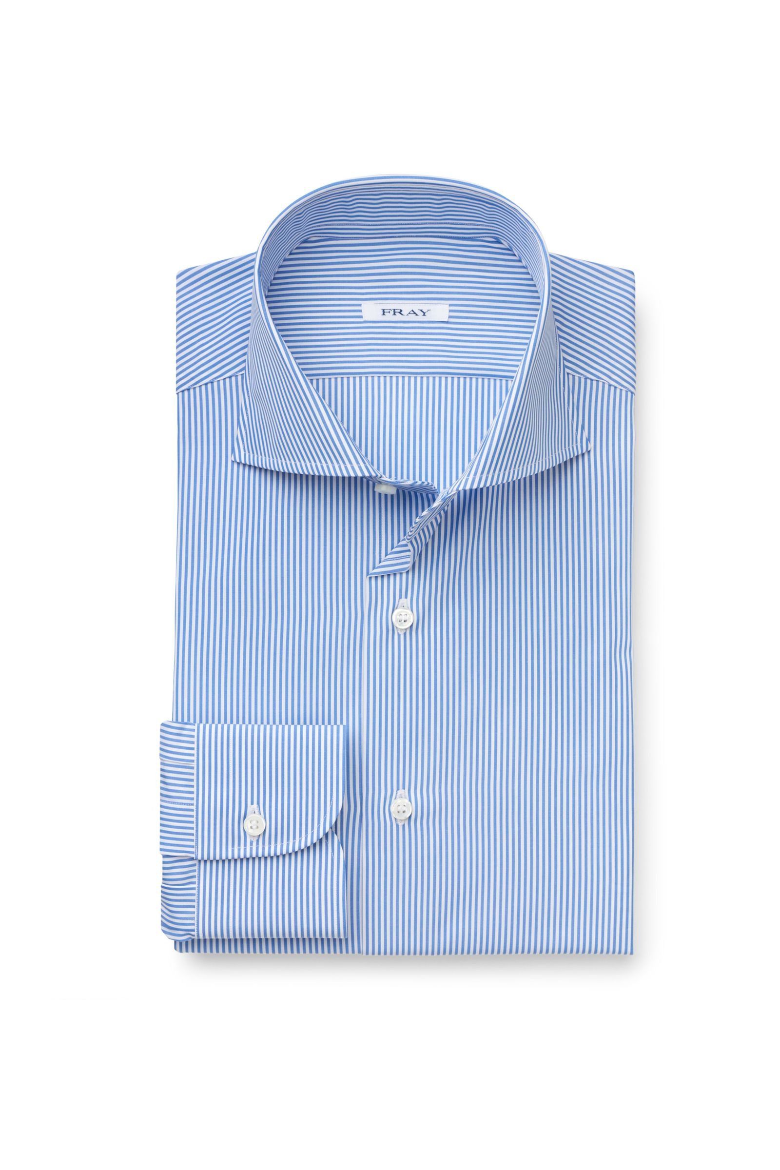 Business shirt 'Fausto' shark collar blue striped