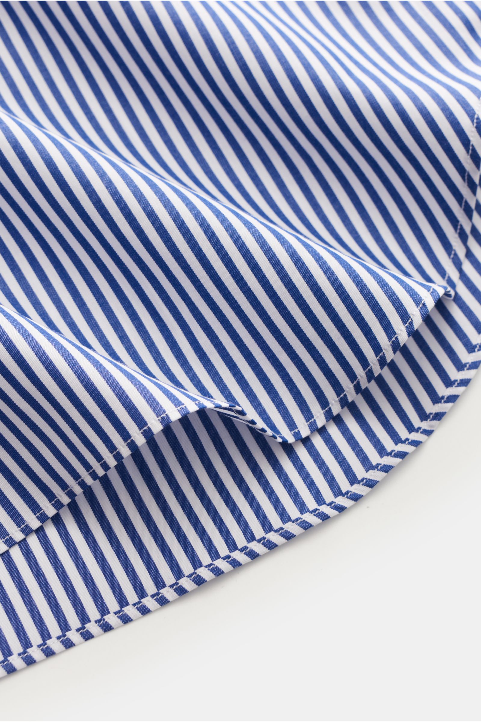 Truzzi Business Hemd Haifisch-Kragen 'Napoli Busto' dunkelblau/weiß gestreift