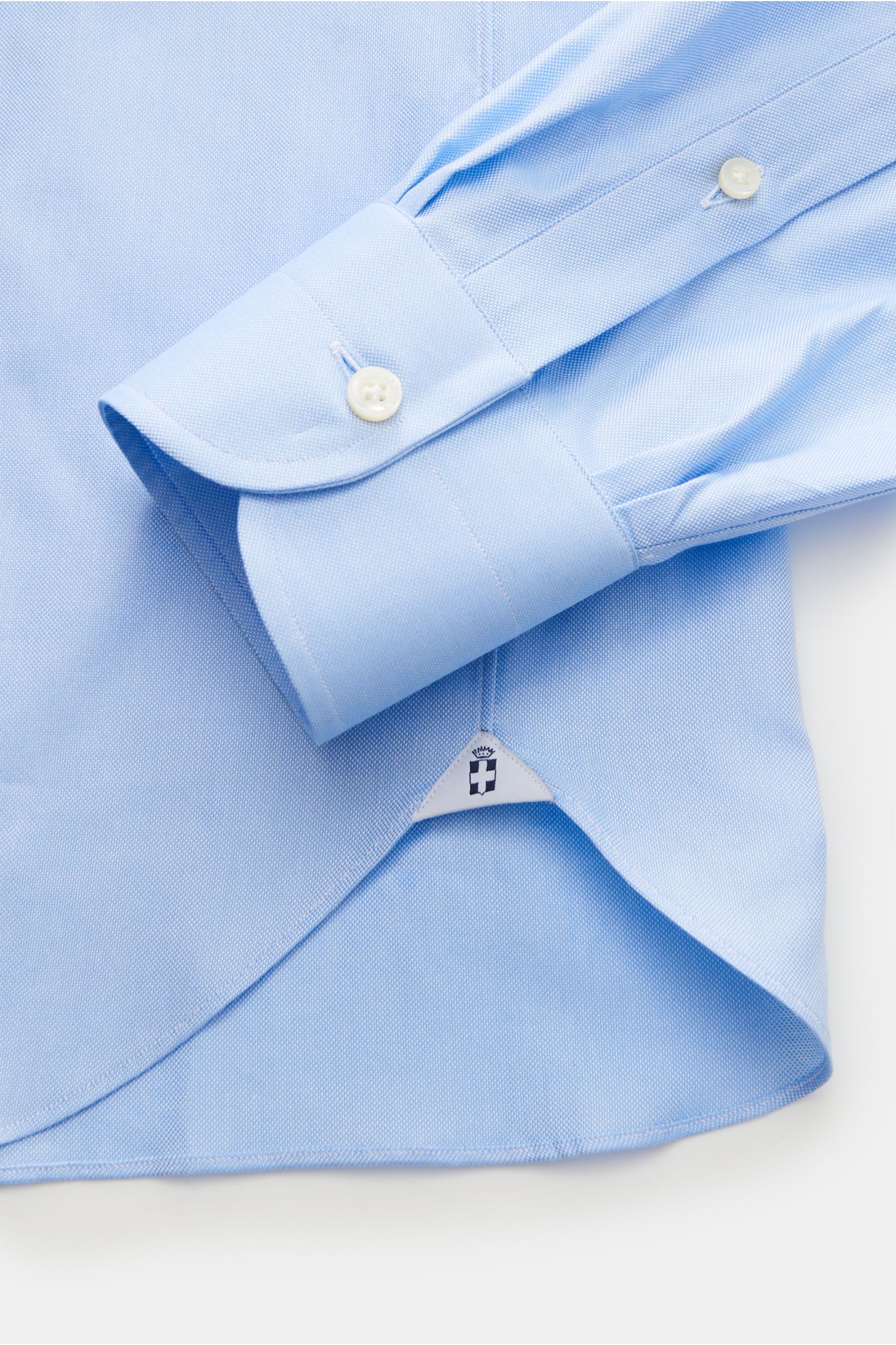 Truzzi Oxford Hemd Haifisch-Kragen 'Napoli Busto' hellblau