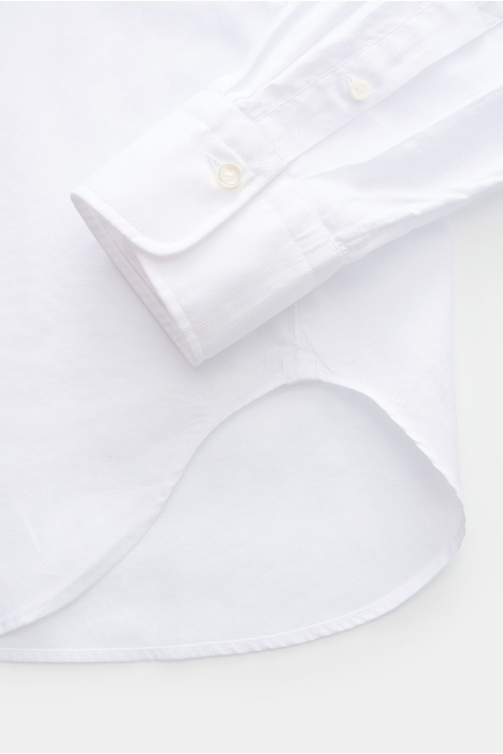 Gherardi Casual Hemd Haifisch-Kragen weiß