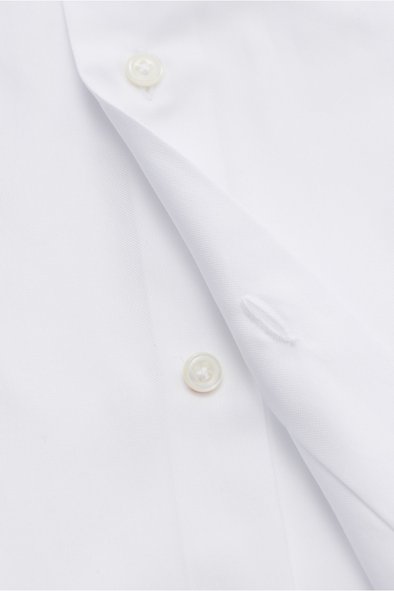 Gherardi Casual Hemd Haifisch-Kragen weiß