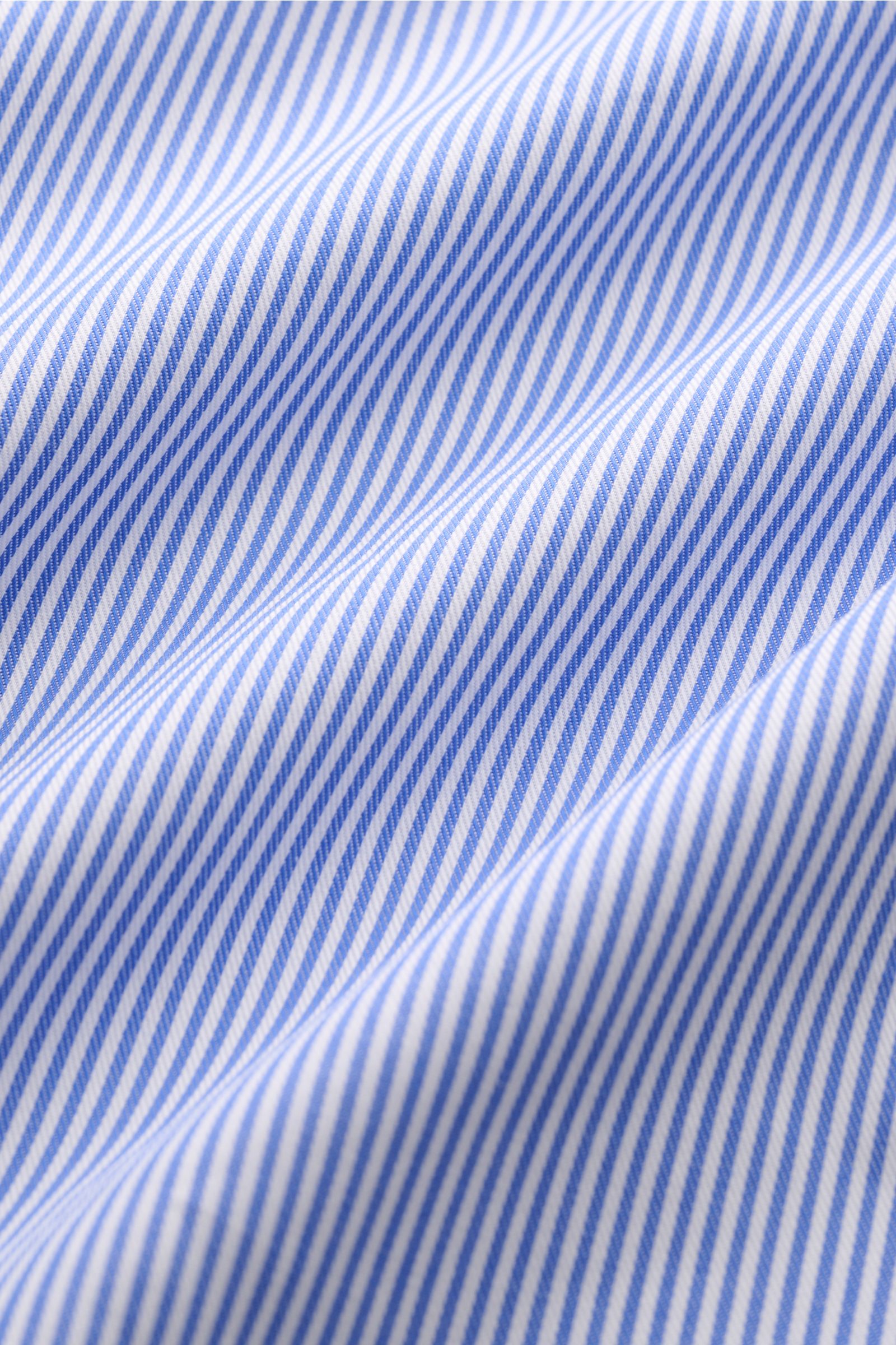 Borrelli Business shirt 'Nando' shark collar blue/white striped