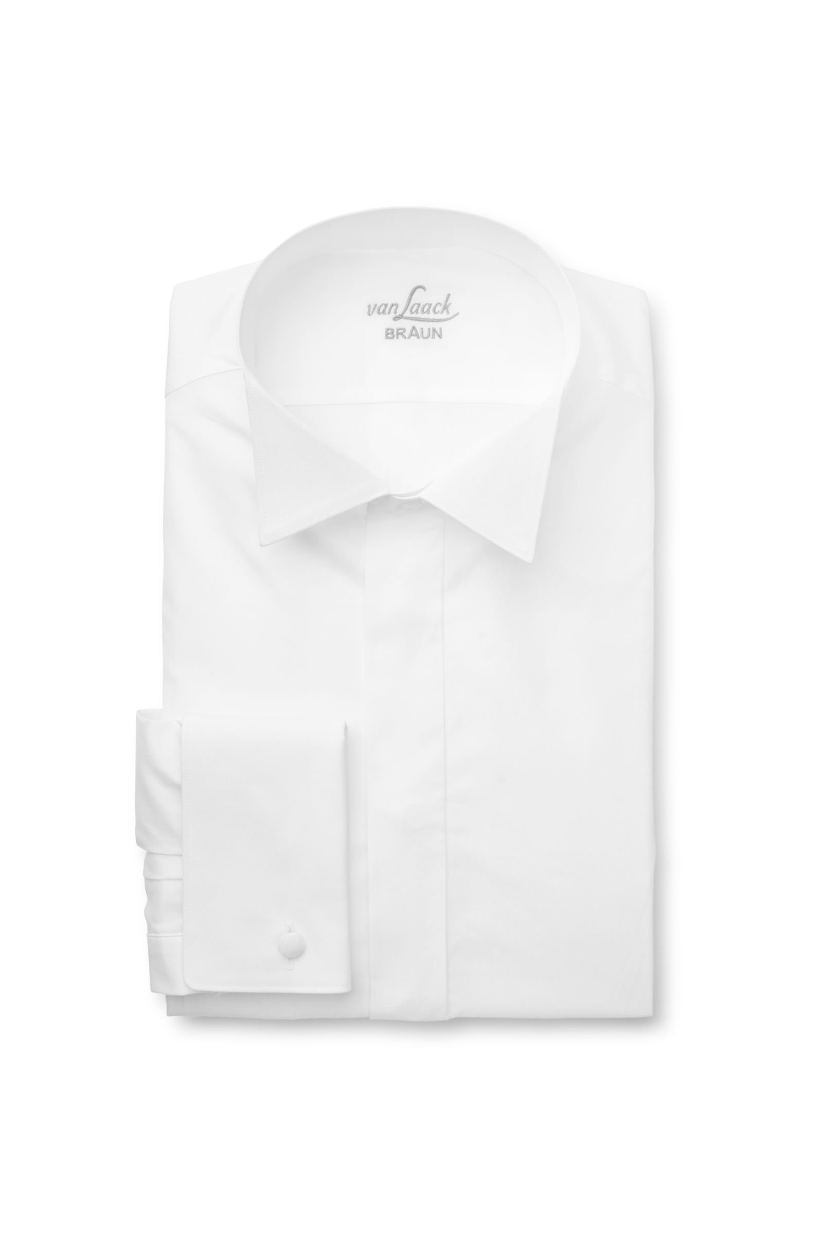 Tuxedo shirt 'Gala' wing collar white