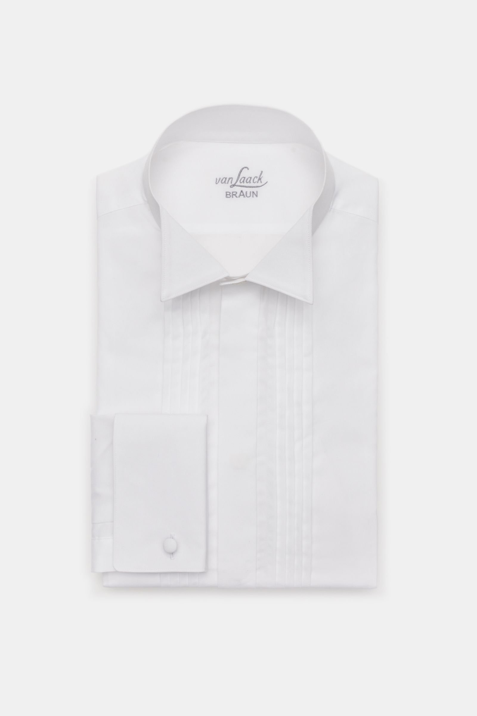 Tuxedo shirt 'Sartre Tailor Fit' wing collar white