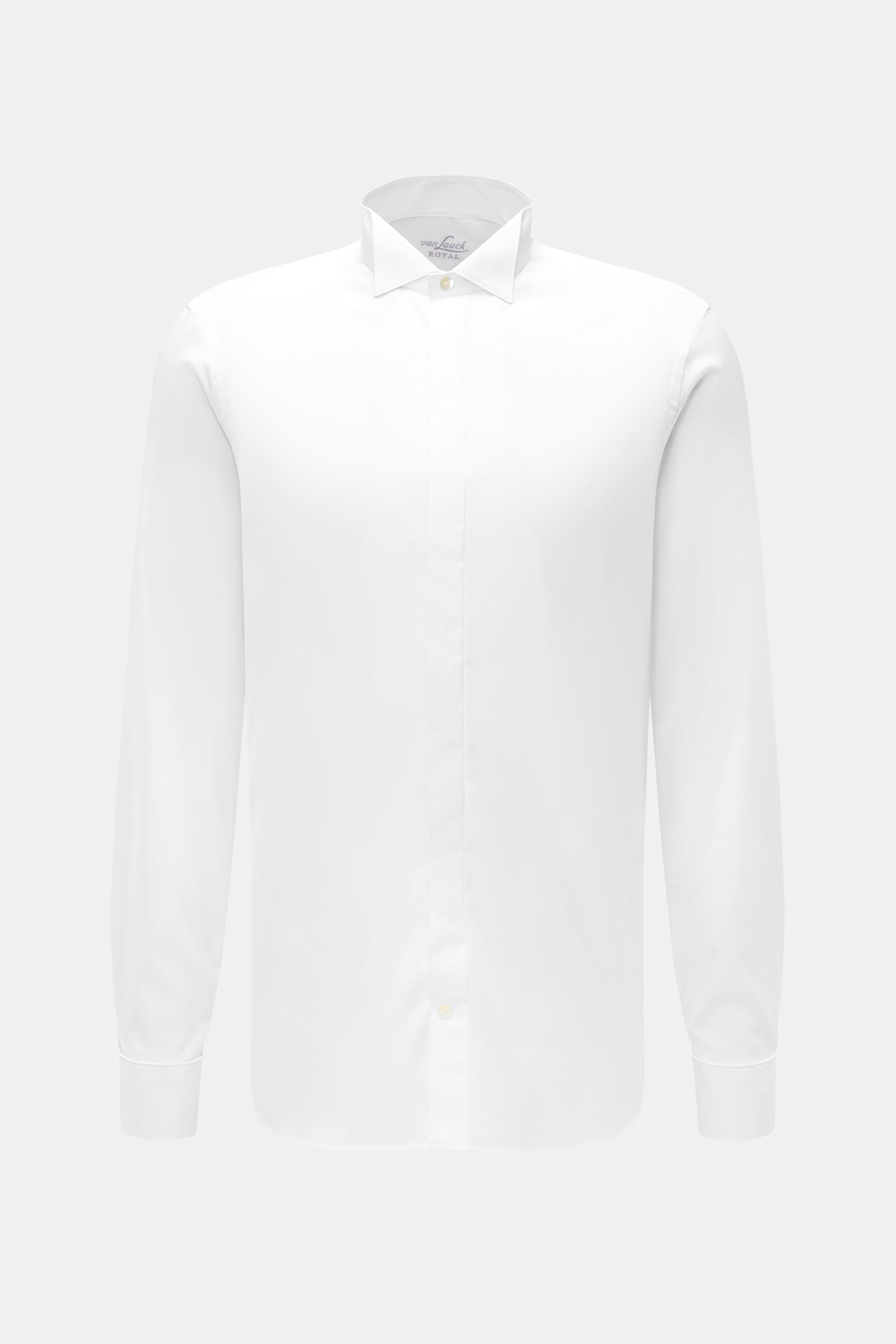 van Laack Smokinghemd 'Gala' Kläppchen-Kragen weiß