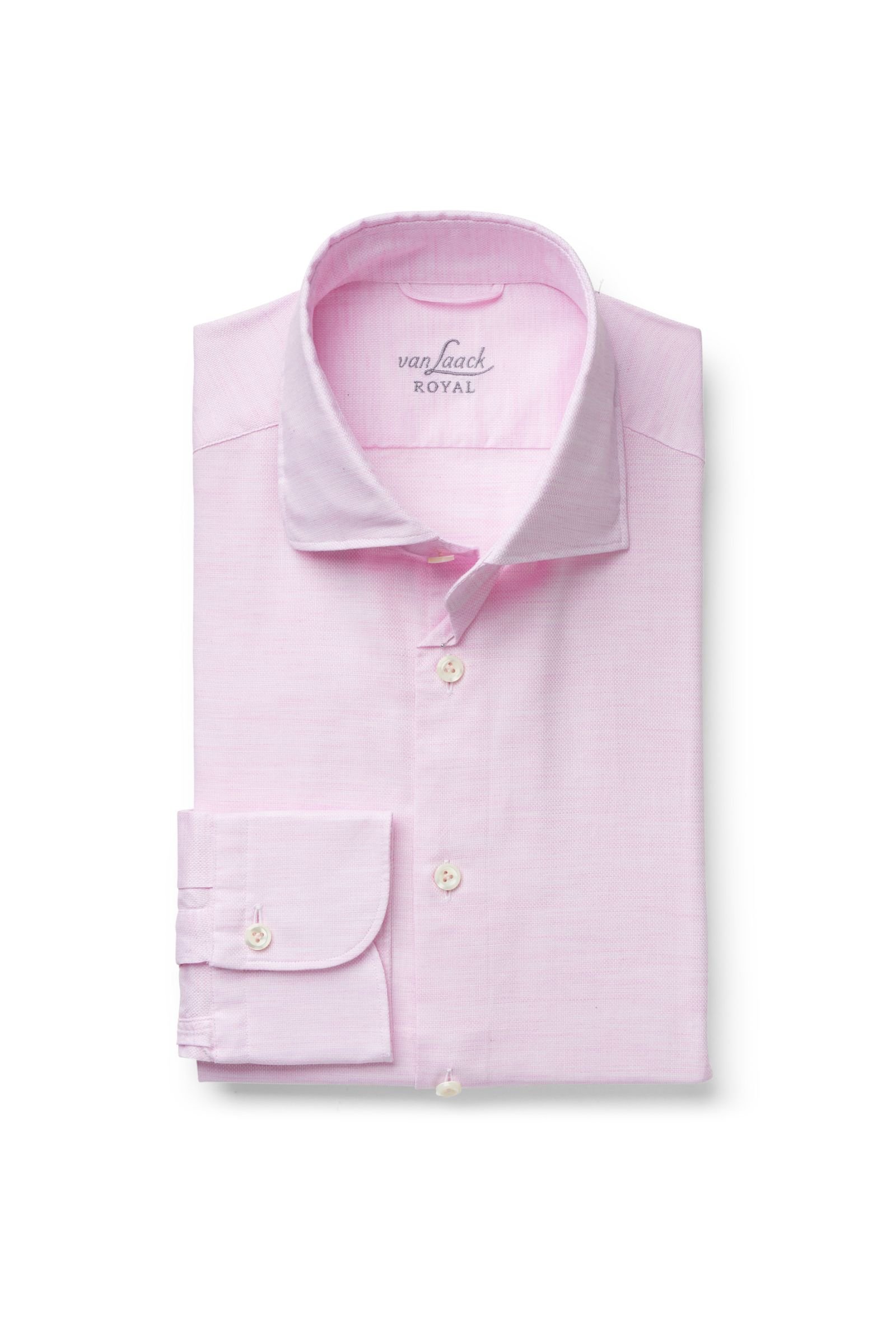 Casual shirt 'Livara Tailor Fit' shark collar rose