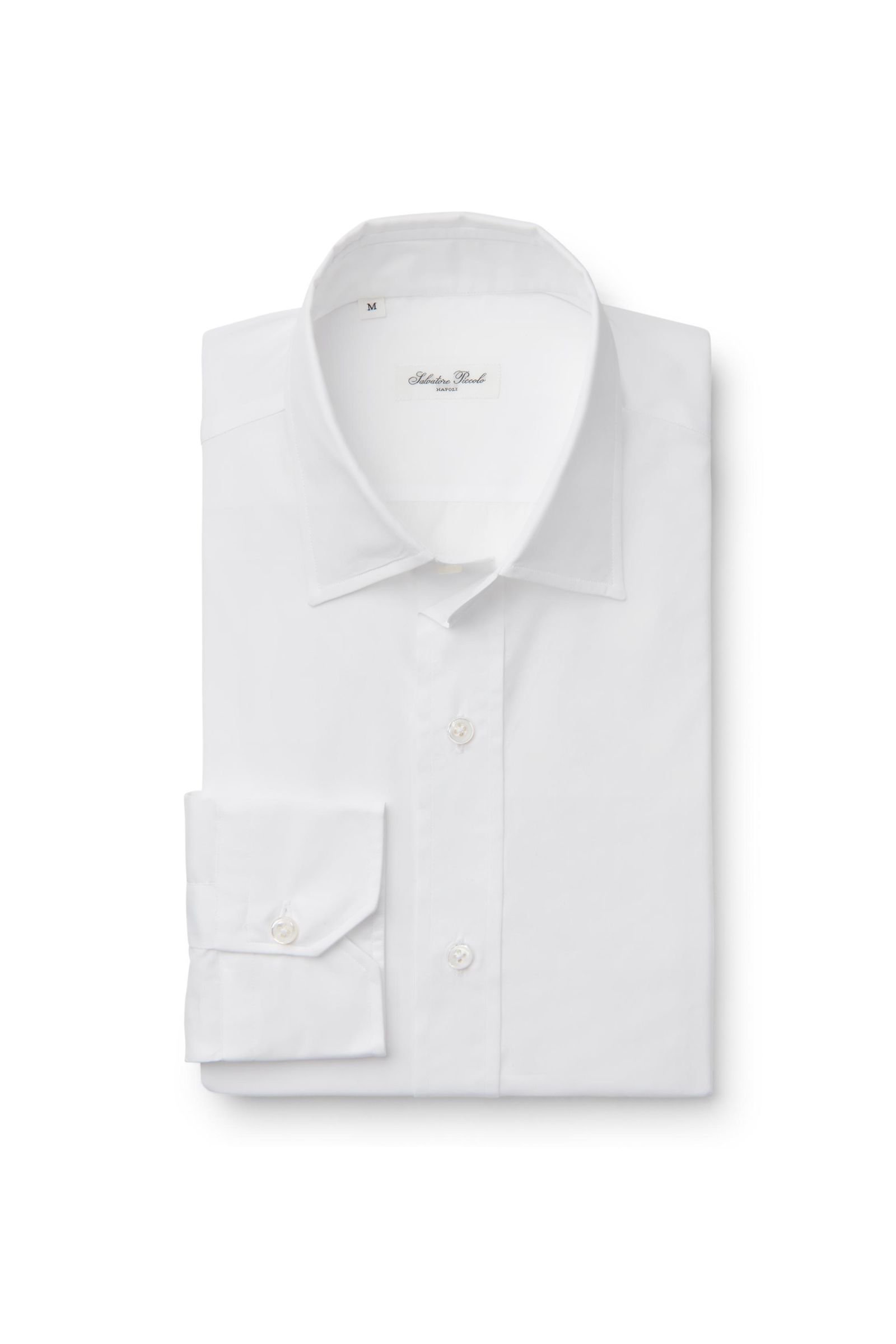 Casual shirt 'Battaglia' slim collar white