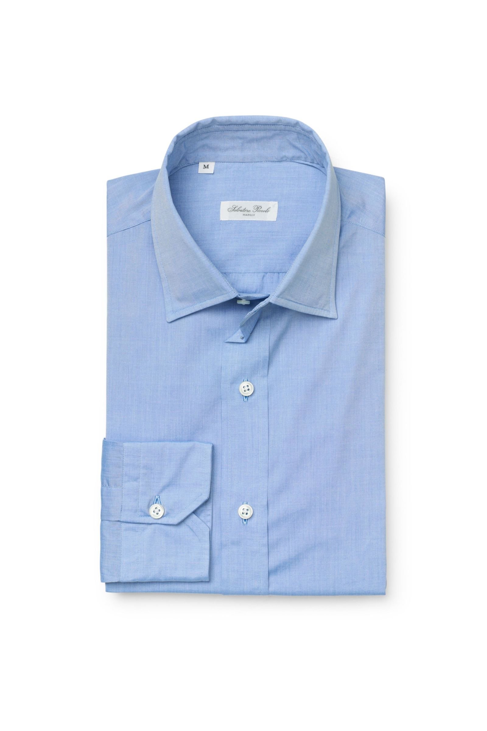 Casual shirt 'Battaglia' slim collar light blue