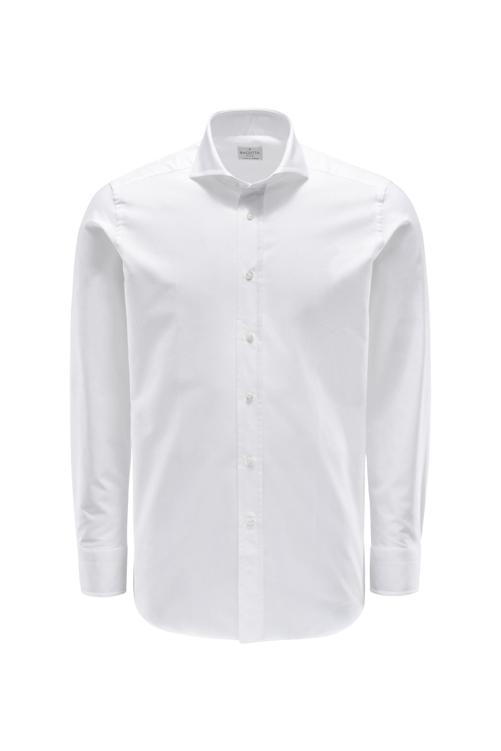 Oxford shirt 'Windsor' shark collar white