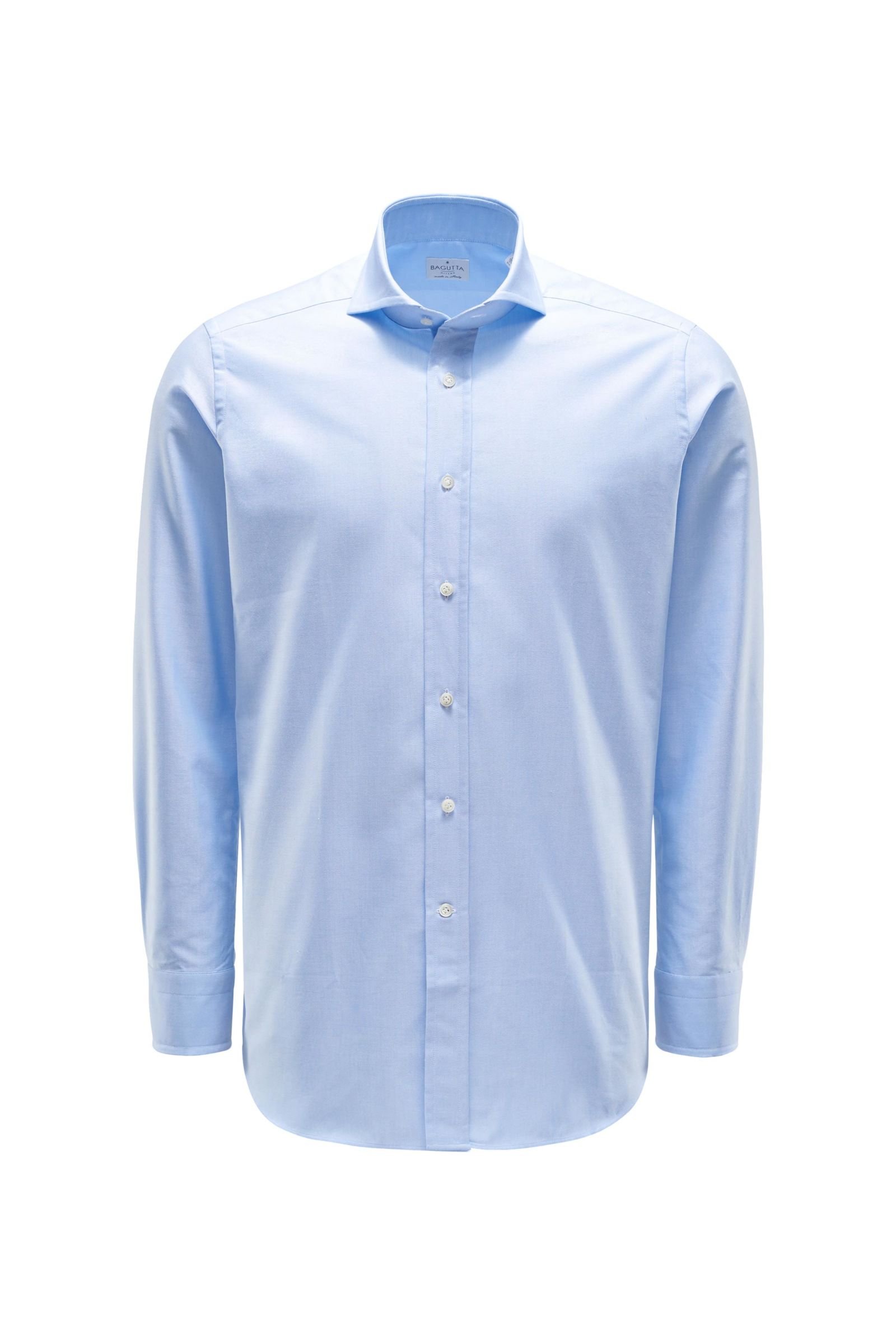 Oxford shirt 'Windsor' shark collar pastel blue