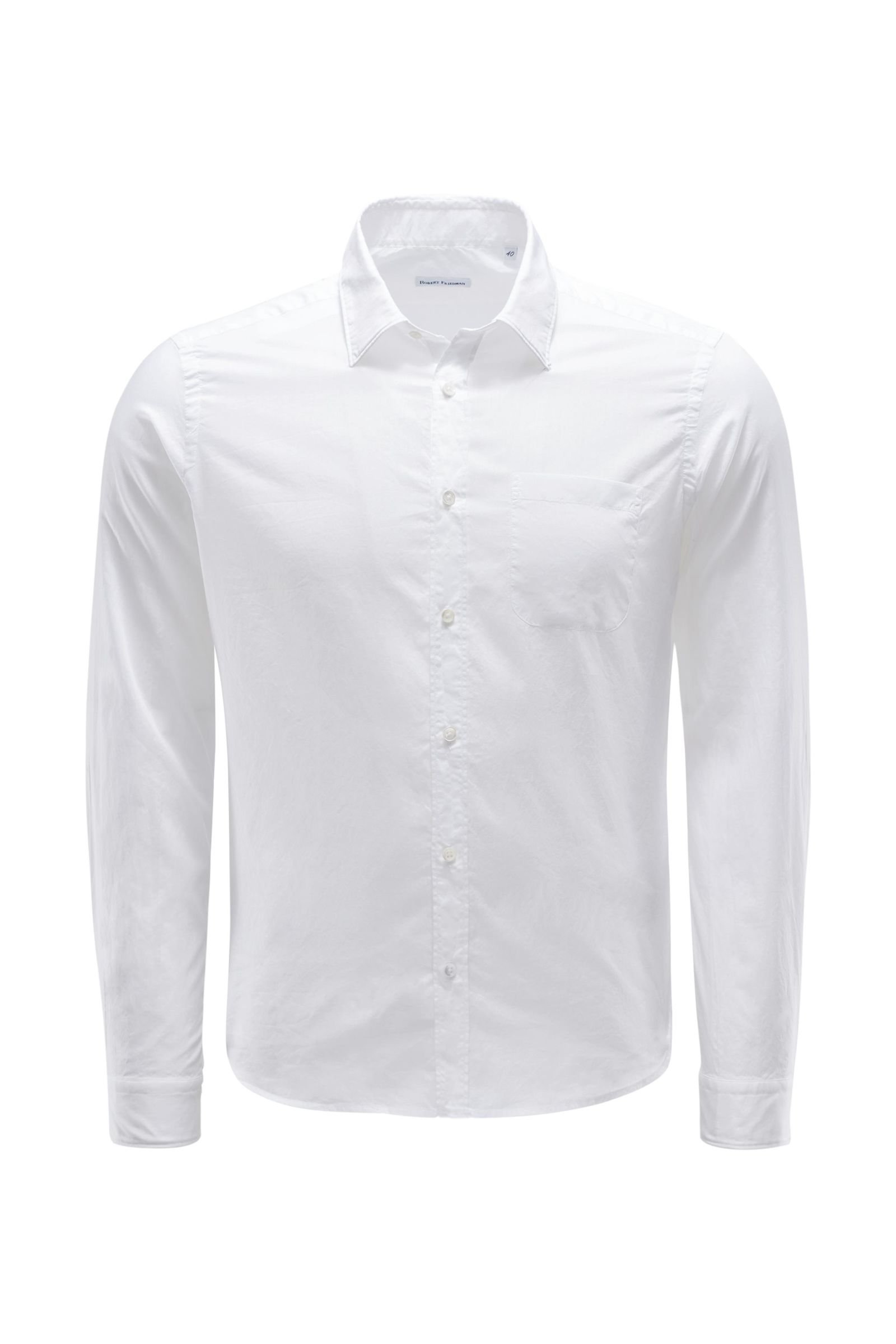 Casual shirt 'Blake' slim collar white