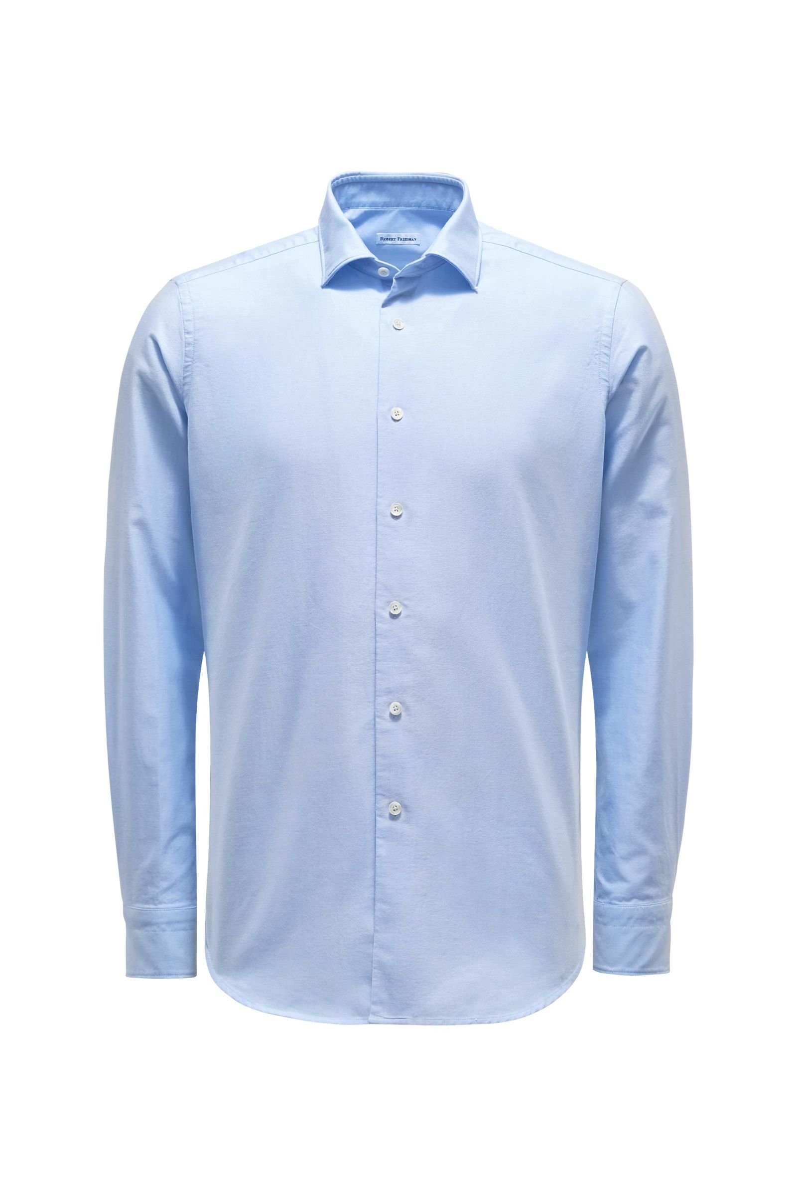 Oxford shirt 'Leo' slim collar light blue