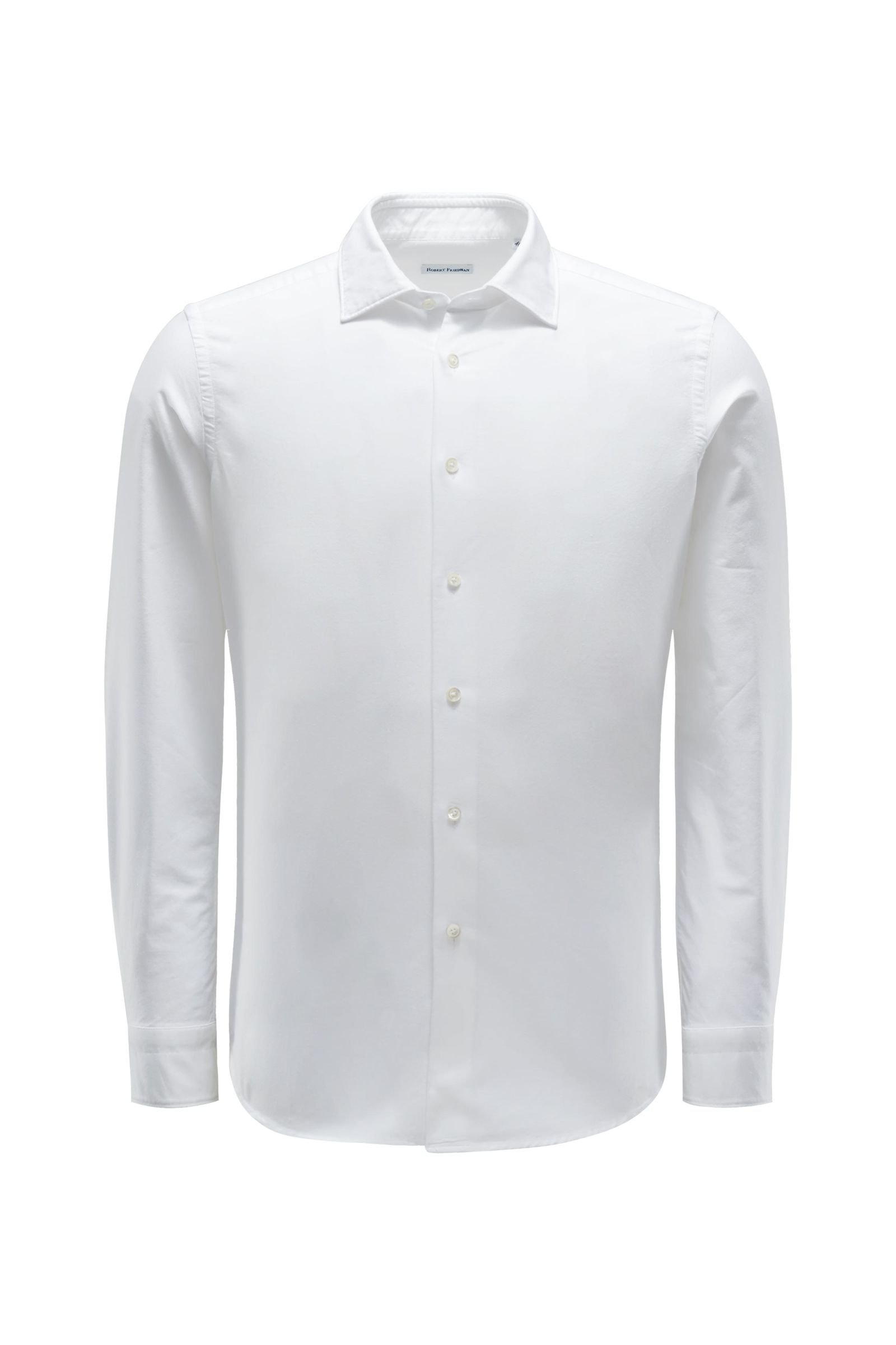 Oxford shirt 'Leo' slim collar white