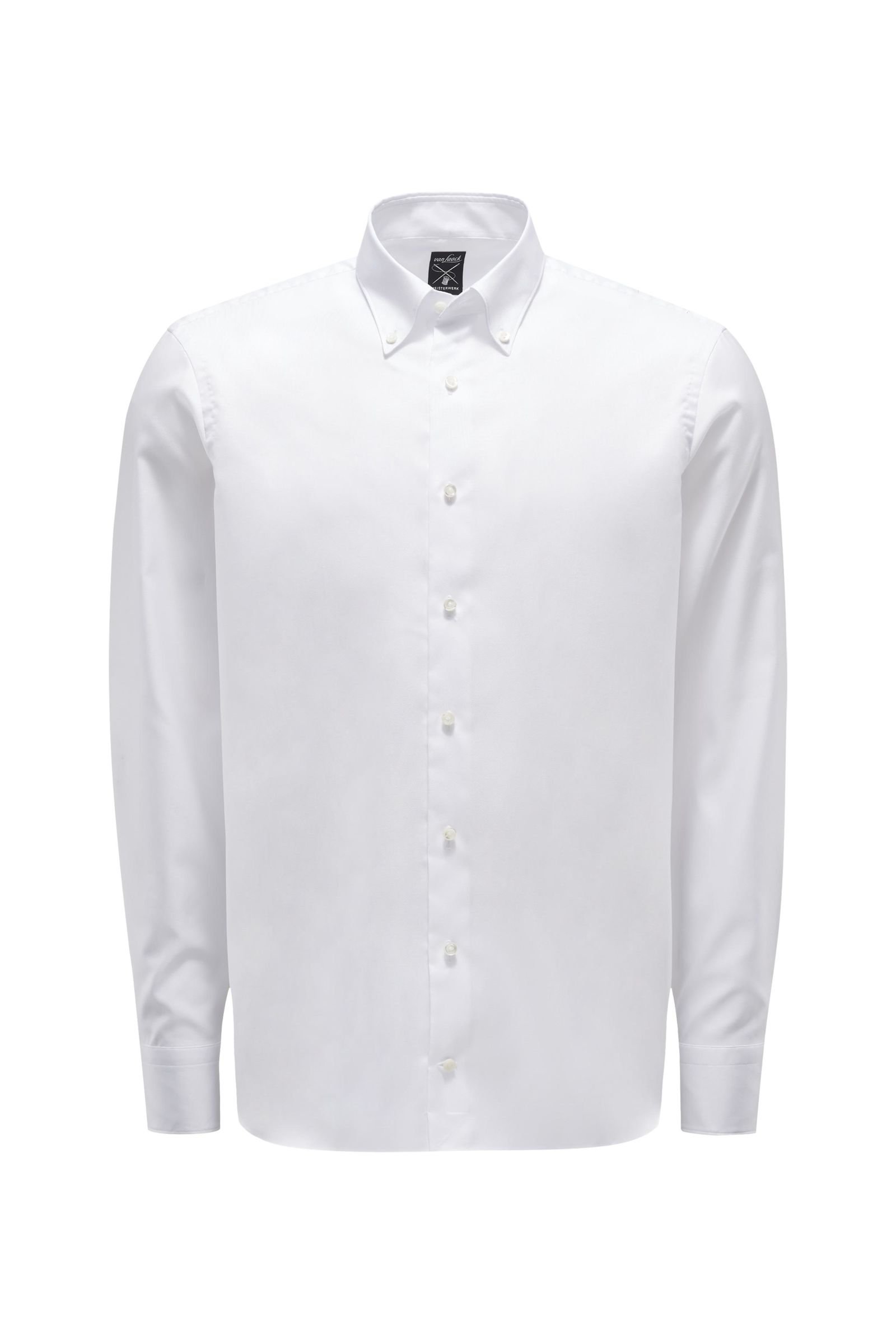 Oxfordhemd 'Malin' Button-Down-Kragen weiß