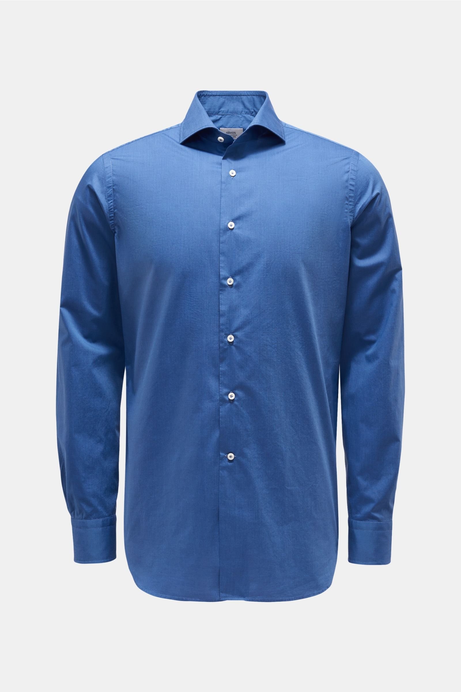 Casual shirt shark collar blue