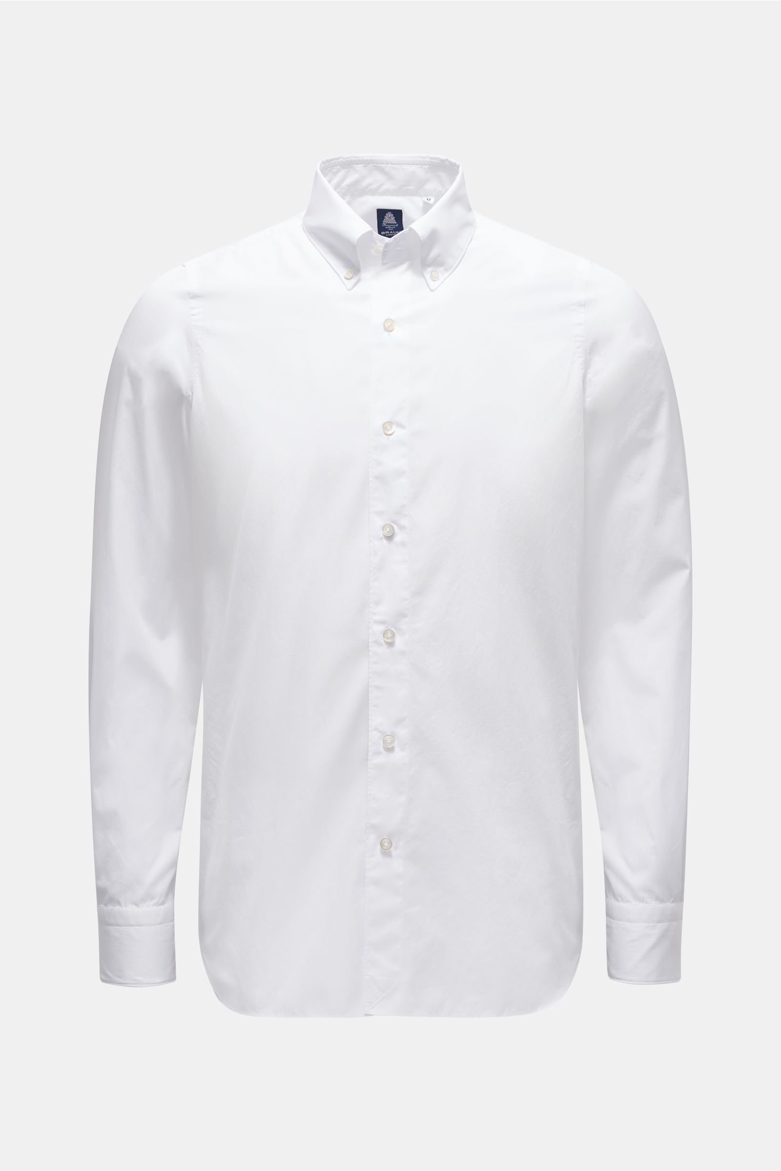 Casual shirt 'Leonardo Gaeta' button-down collar white