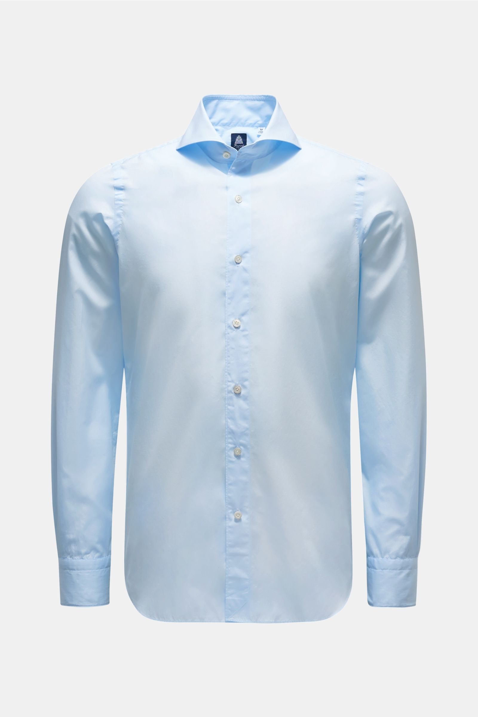 Casual shirt 'Sergio Gaeta' shark collar pastel blue