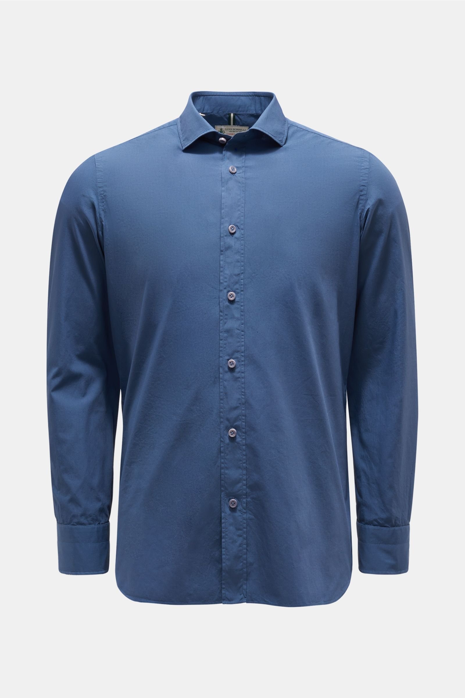 Casual shirt 'Positano' shark collar dark blue