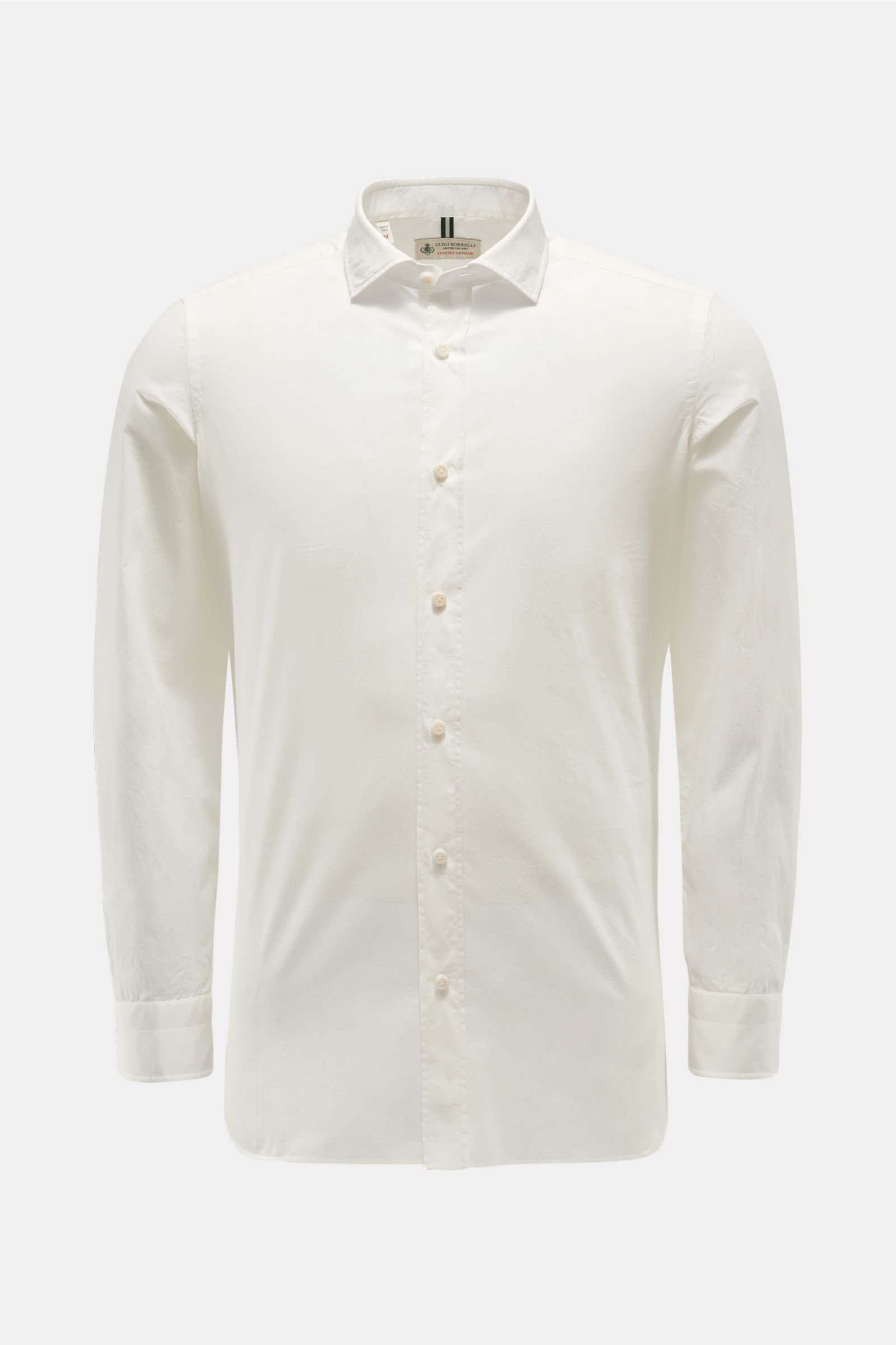 Casual shirt 'Positano' shark collar white