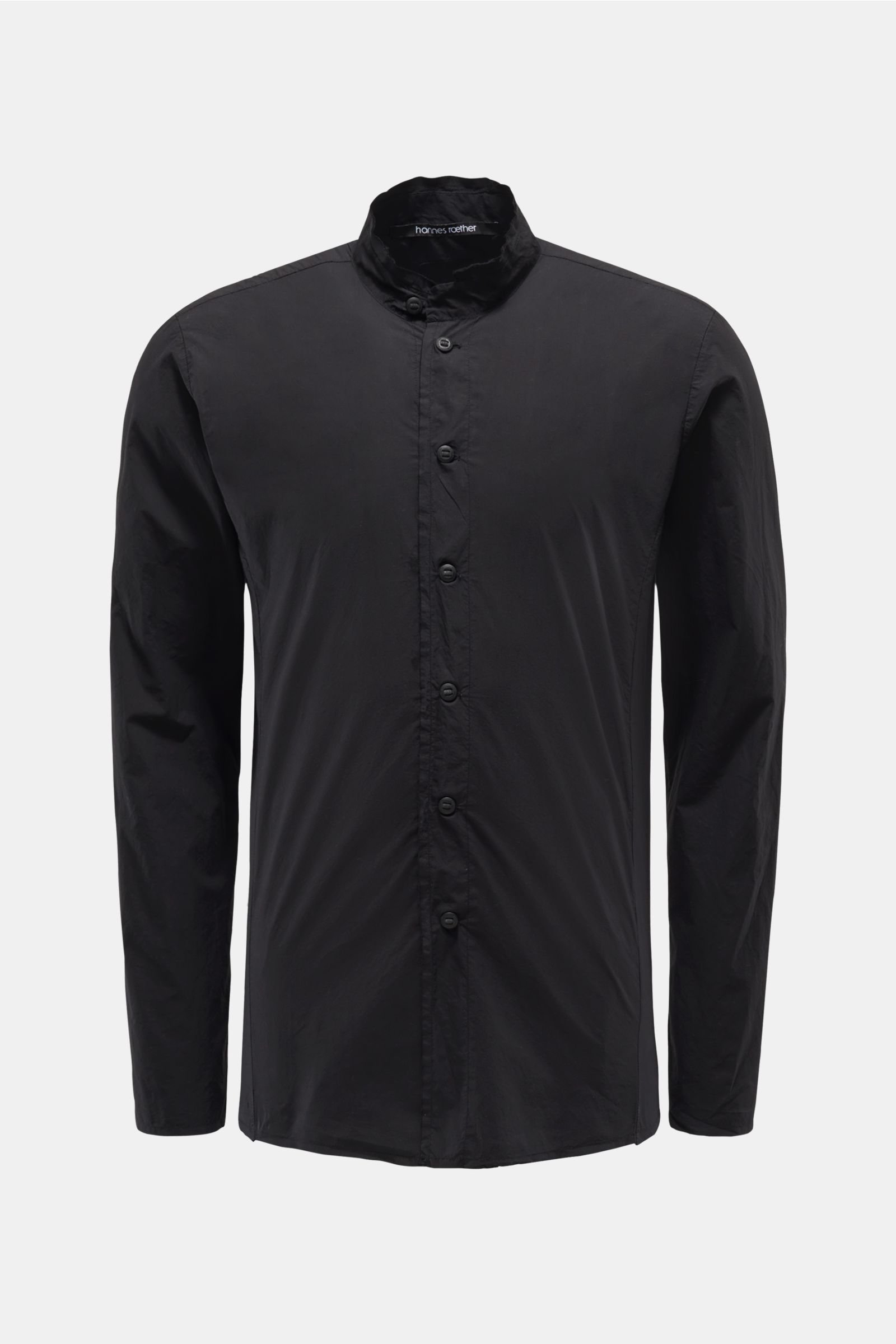 Casual shirt 'mo19kke.300' grandad collar black