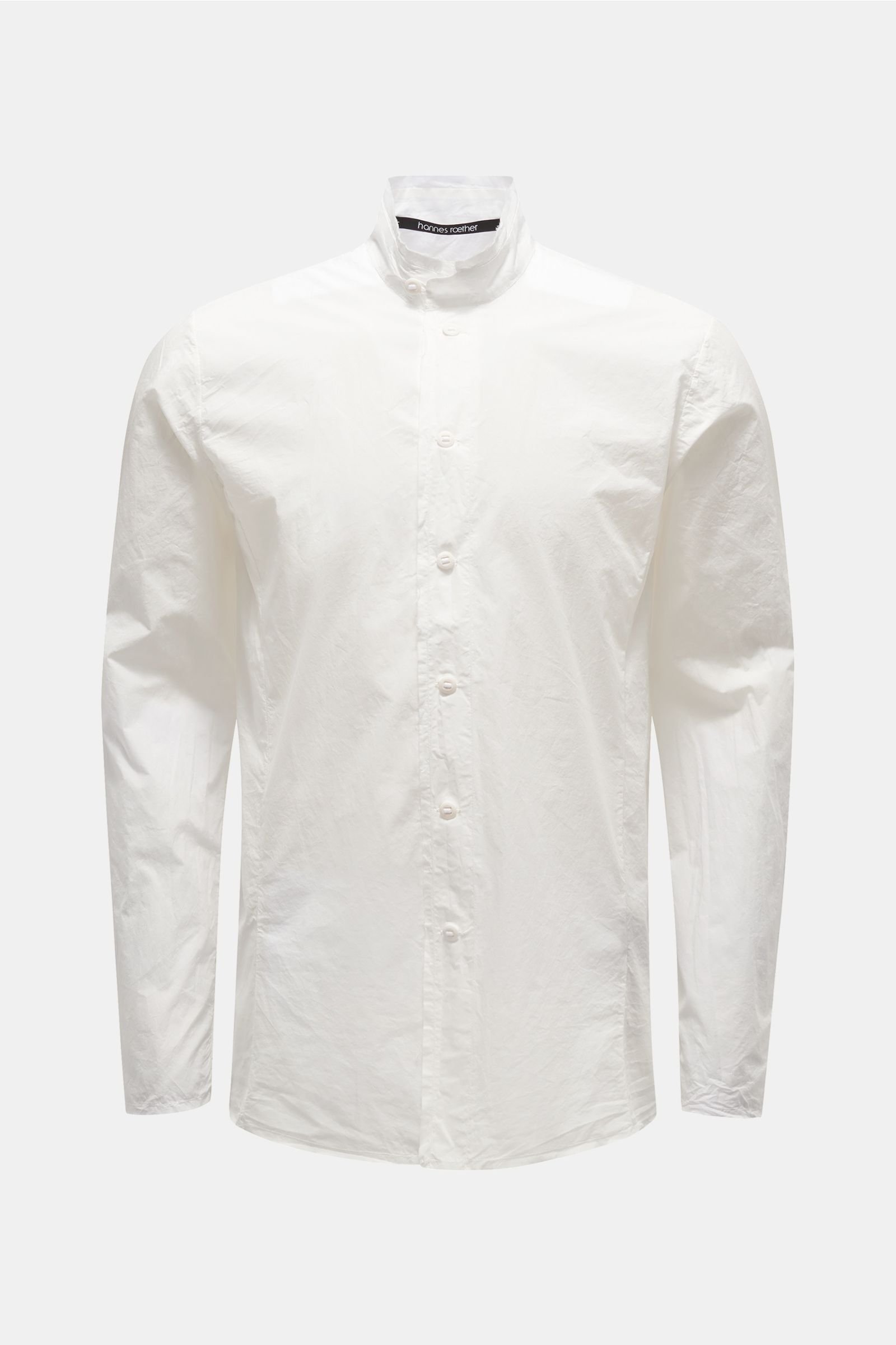 Casual shirt 'mo19kke.300' grandad collar white