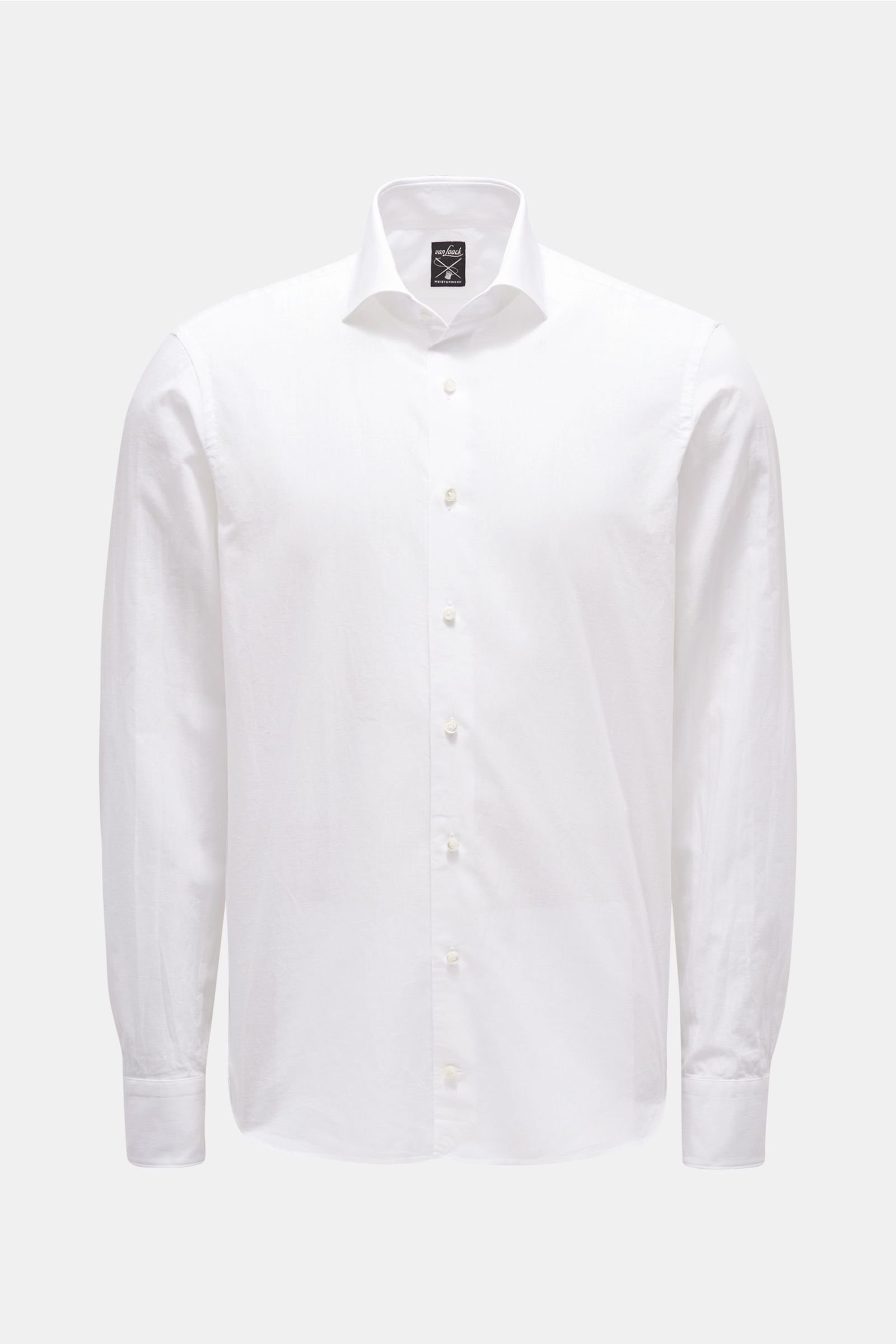 Casual shirt 'Mivara Tailor Fit' shark collar white