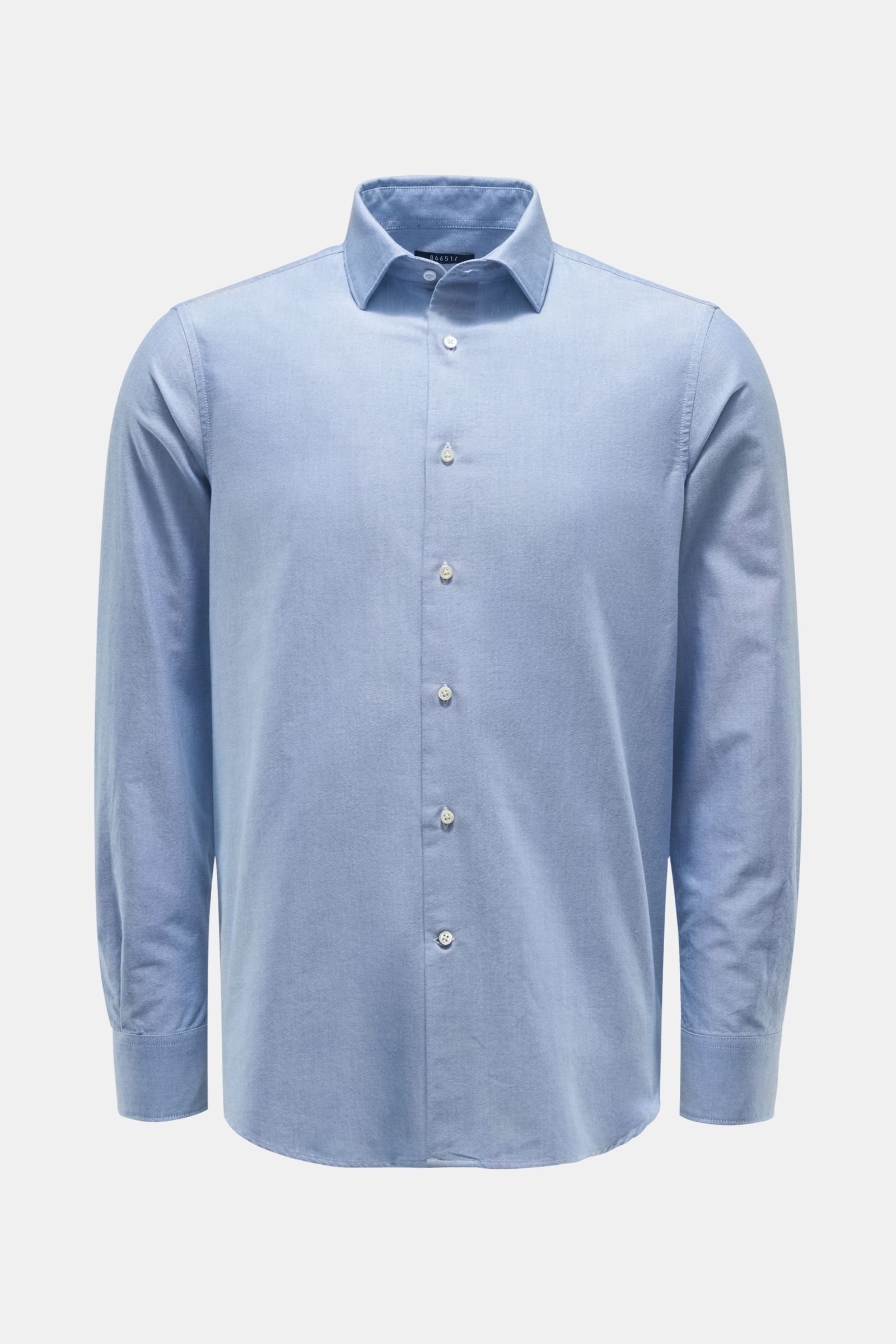 Oxford shirt Kent collar light blue