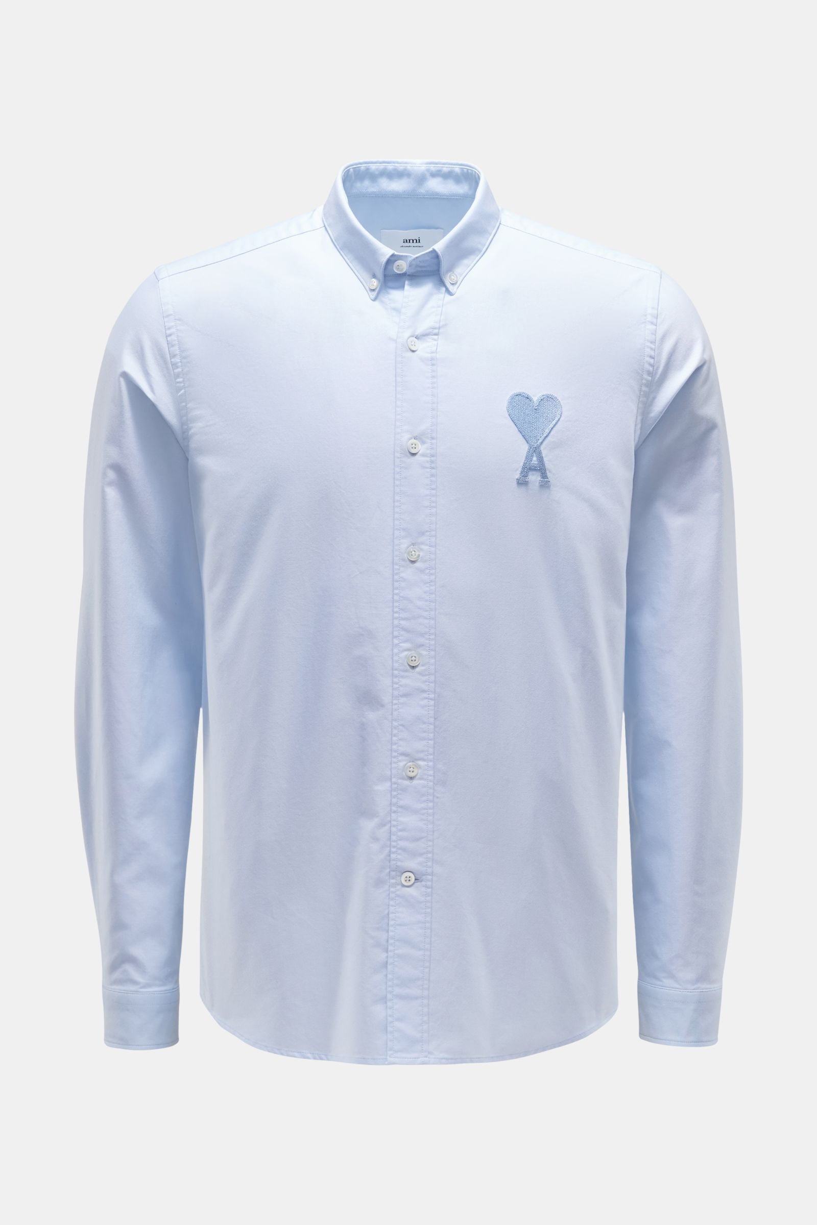 Oxfordhemd Button-Down-Kragen hellblau