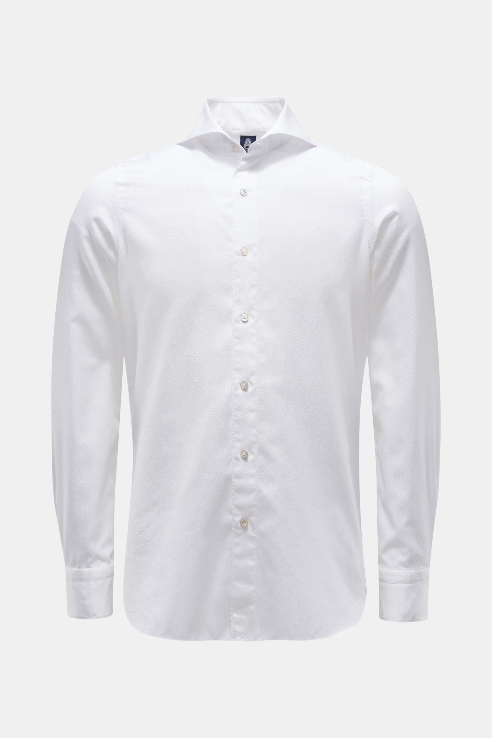 Casual shirt 'Sergio Gaeta' shark collar white
