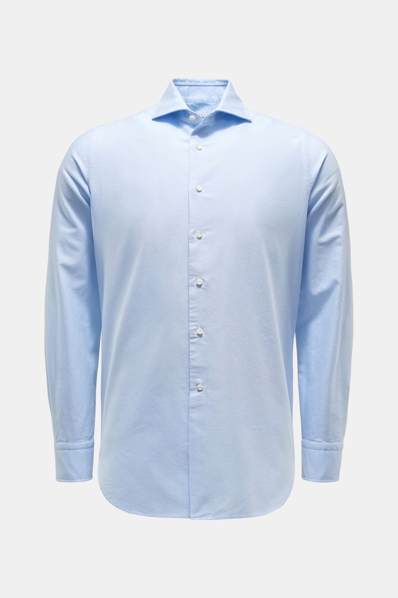 Casual shirt shark collar light blue