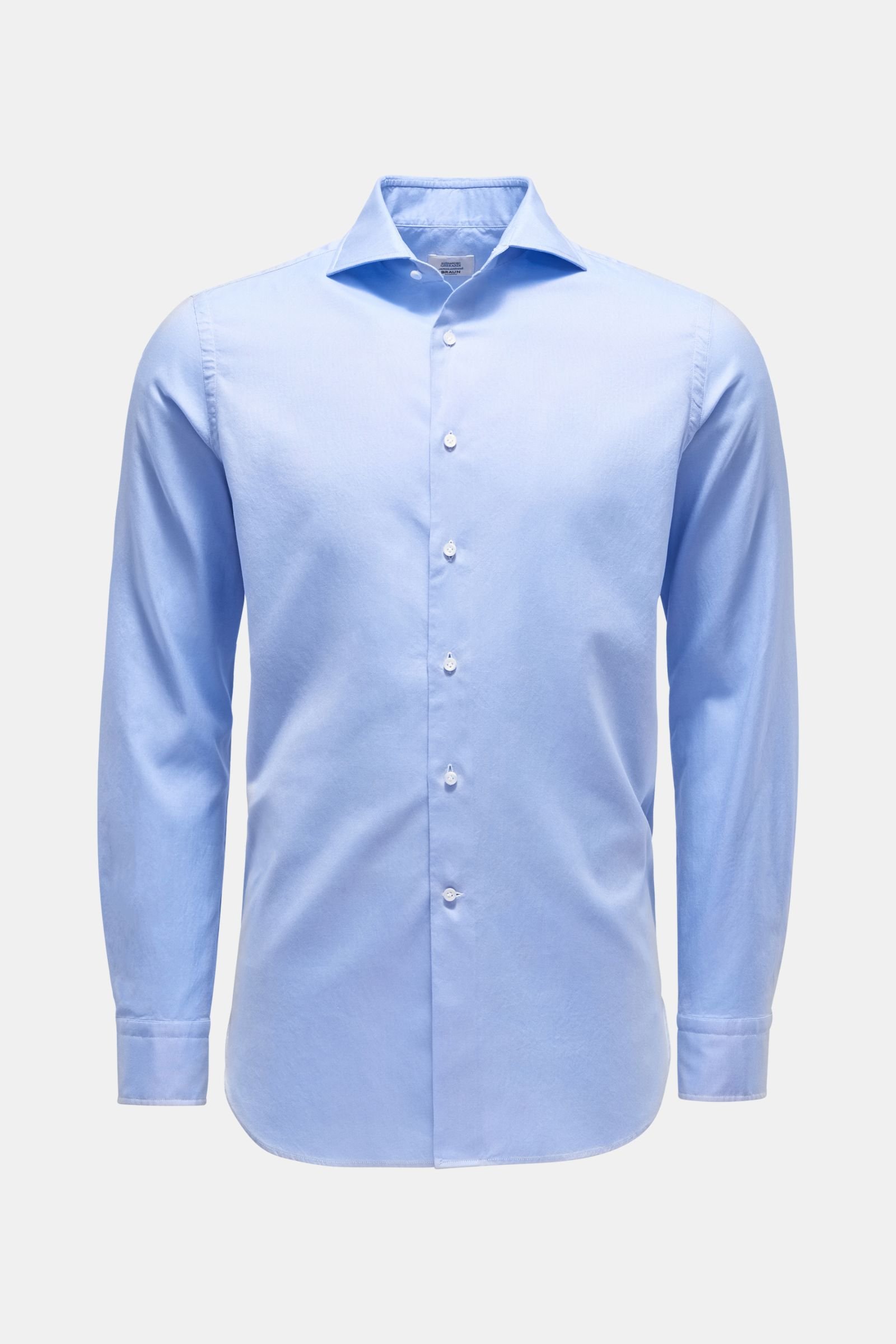 Oxford shirt shark collar light blue