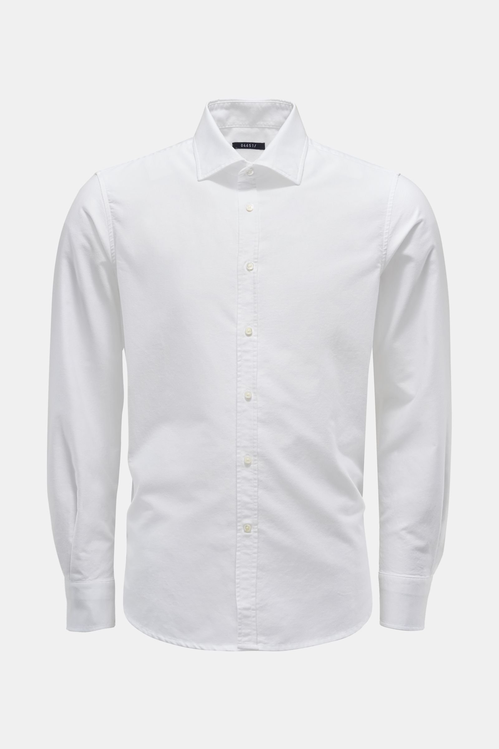 Oxford-Hemd 'Oxford Shirt' Haifisch-Kragen weiß