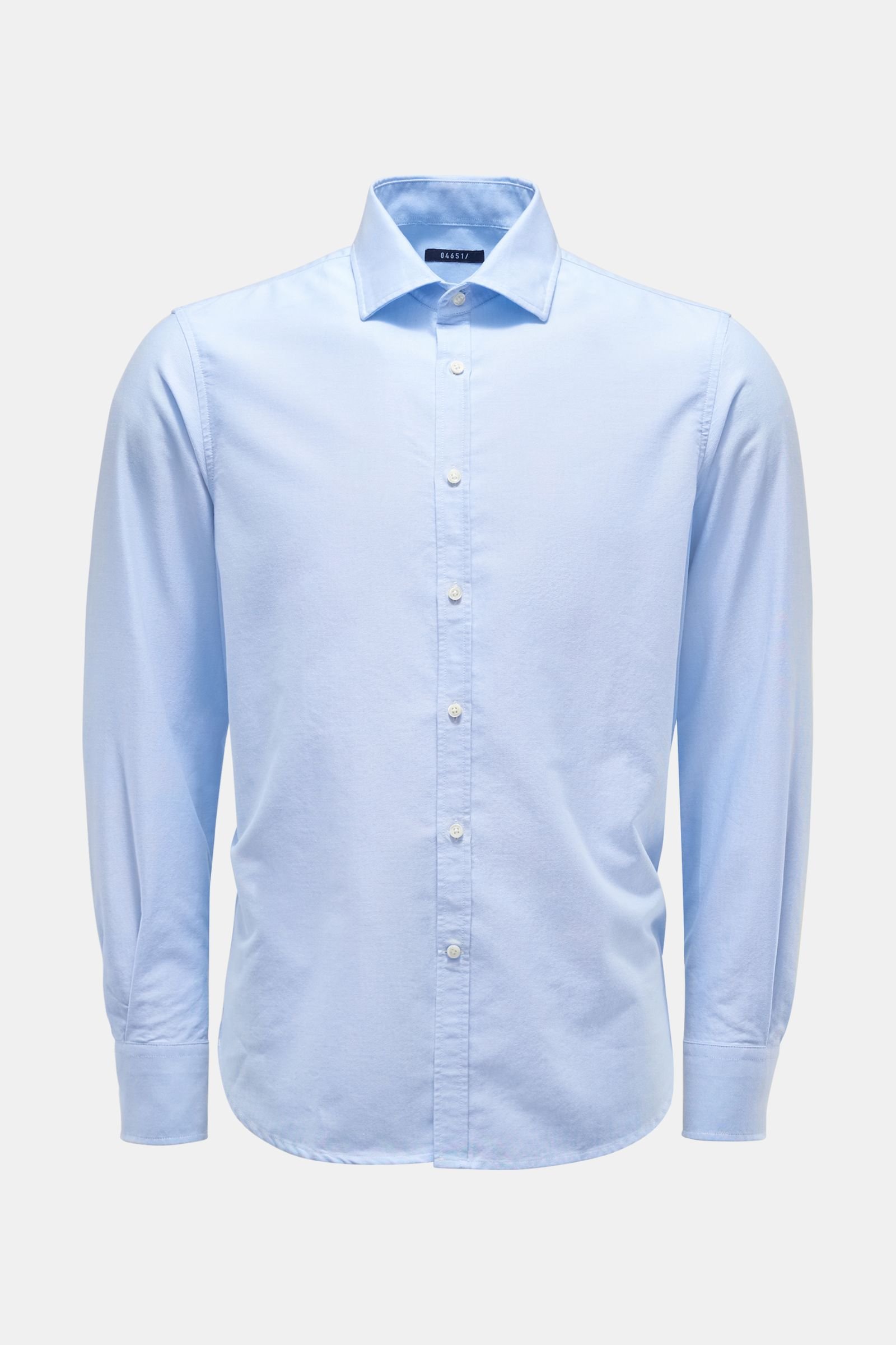 Oxford-Hemd 'Oxford Shirt' Haifisch-Kragen hellblau