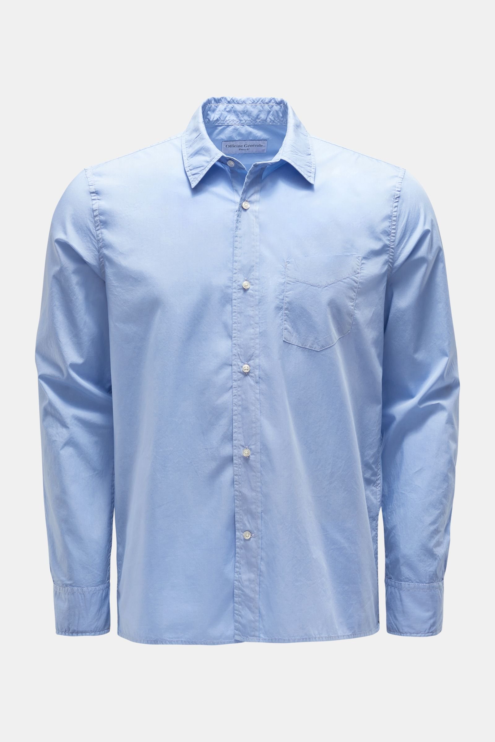 Casual shirt 'Esteban' narrow collar light blue