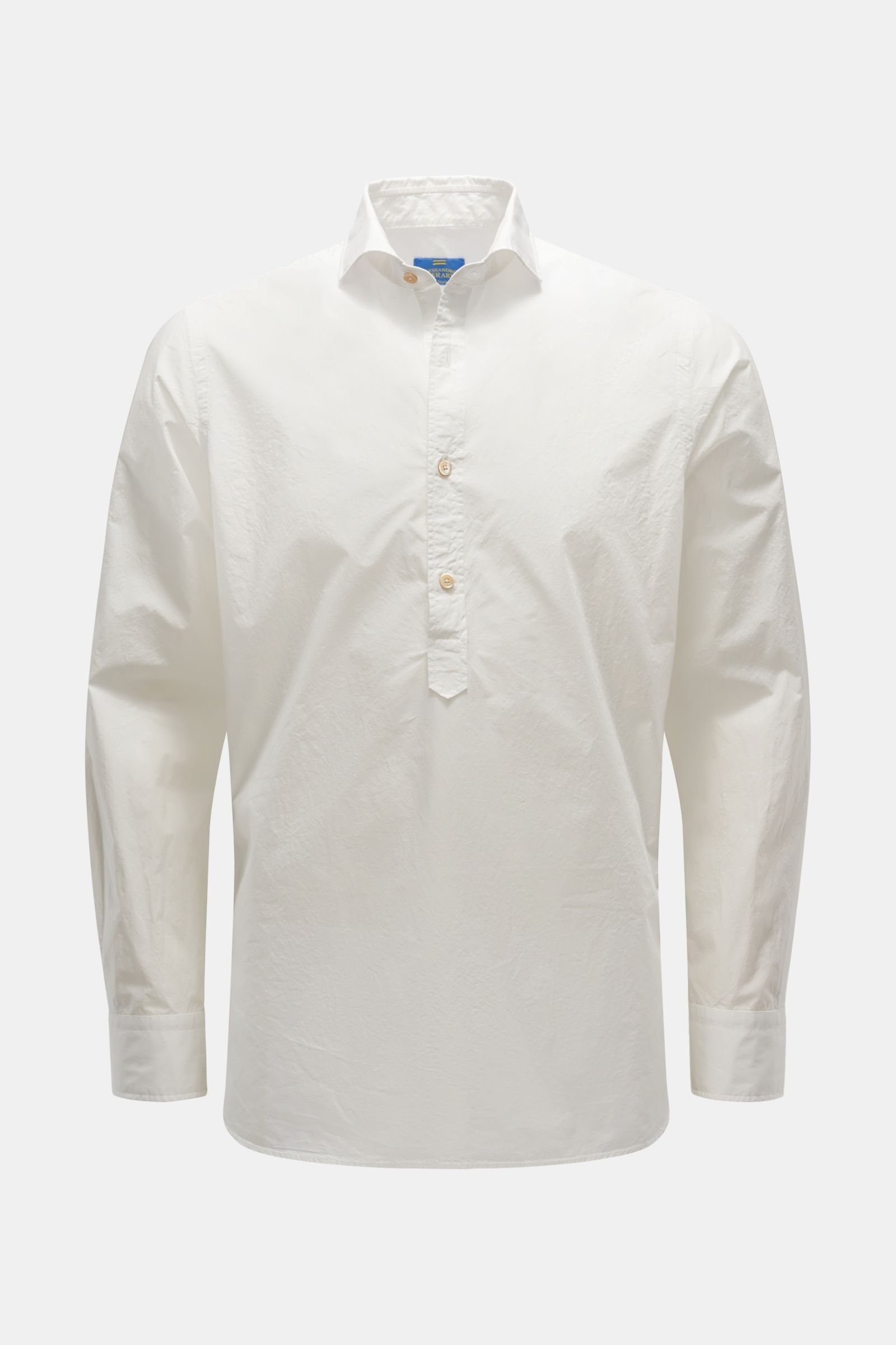 Popover shirt 'Polos' shark collar white